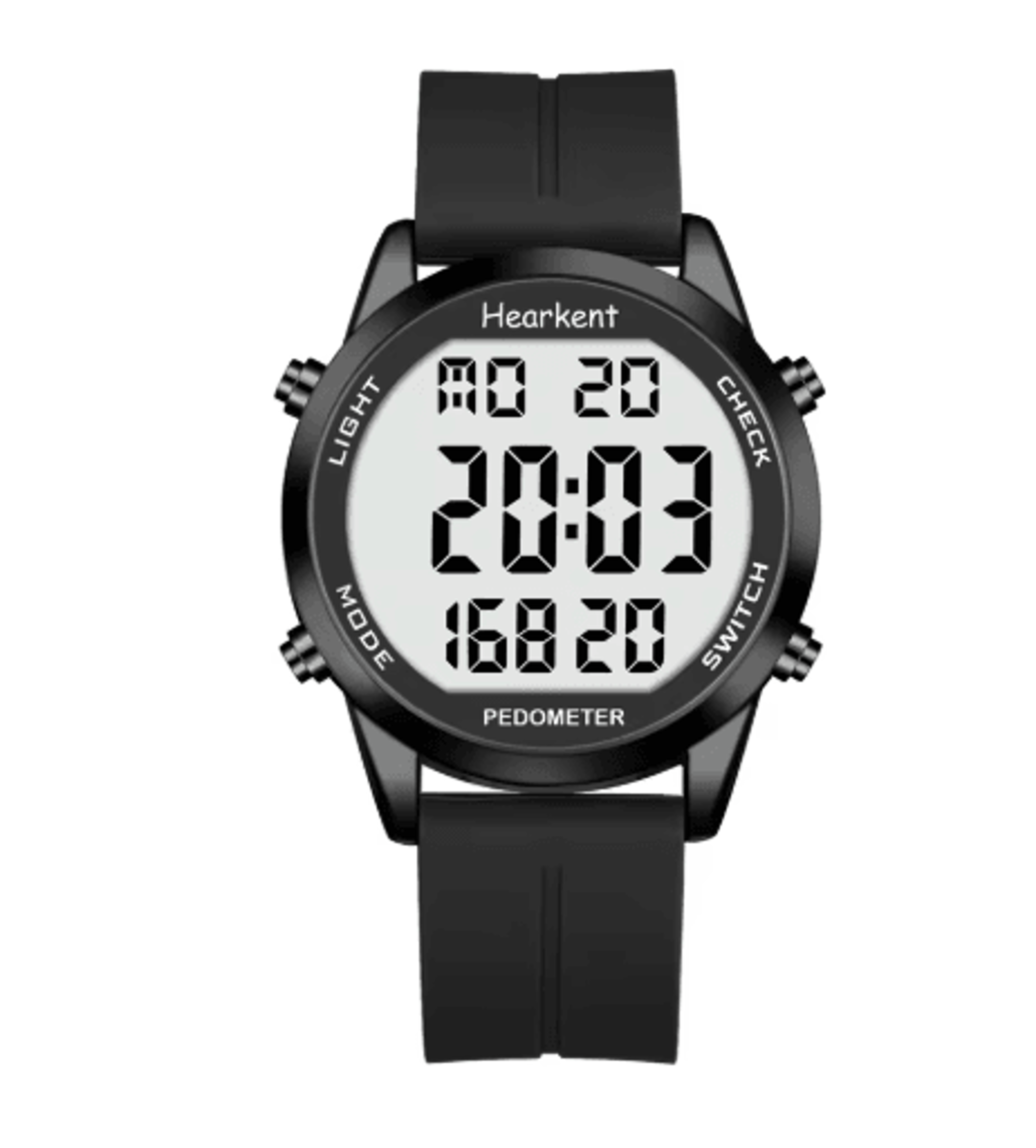 Hearkent Mens Digital Pedometer Watch  Step  Calorie Walking Fitness Tracker 2