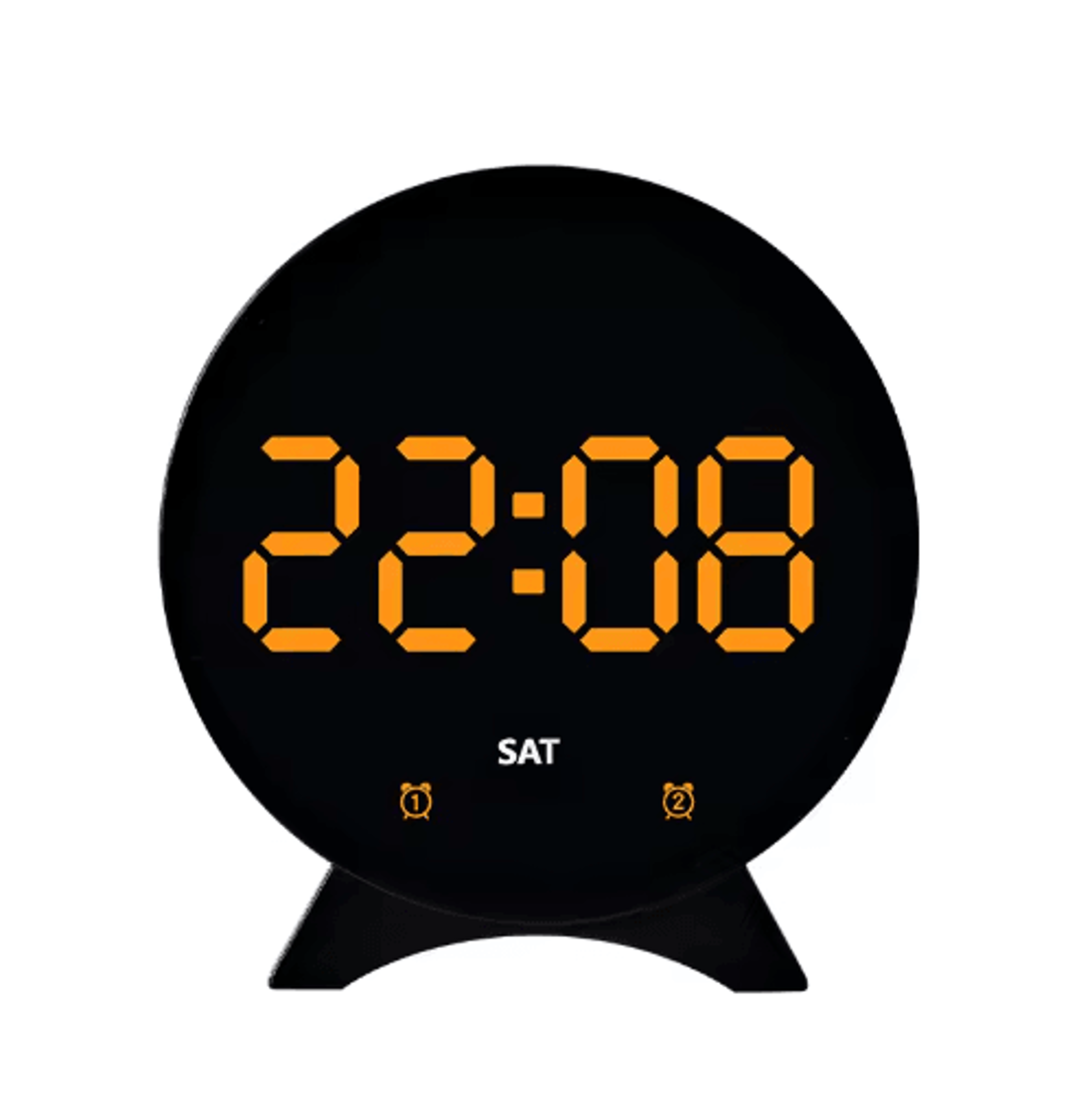 USB Digital Alarm Clock  Dual Alarms With Temperature Date  Week Display 2