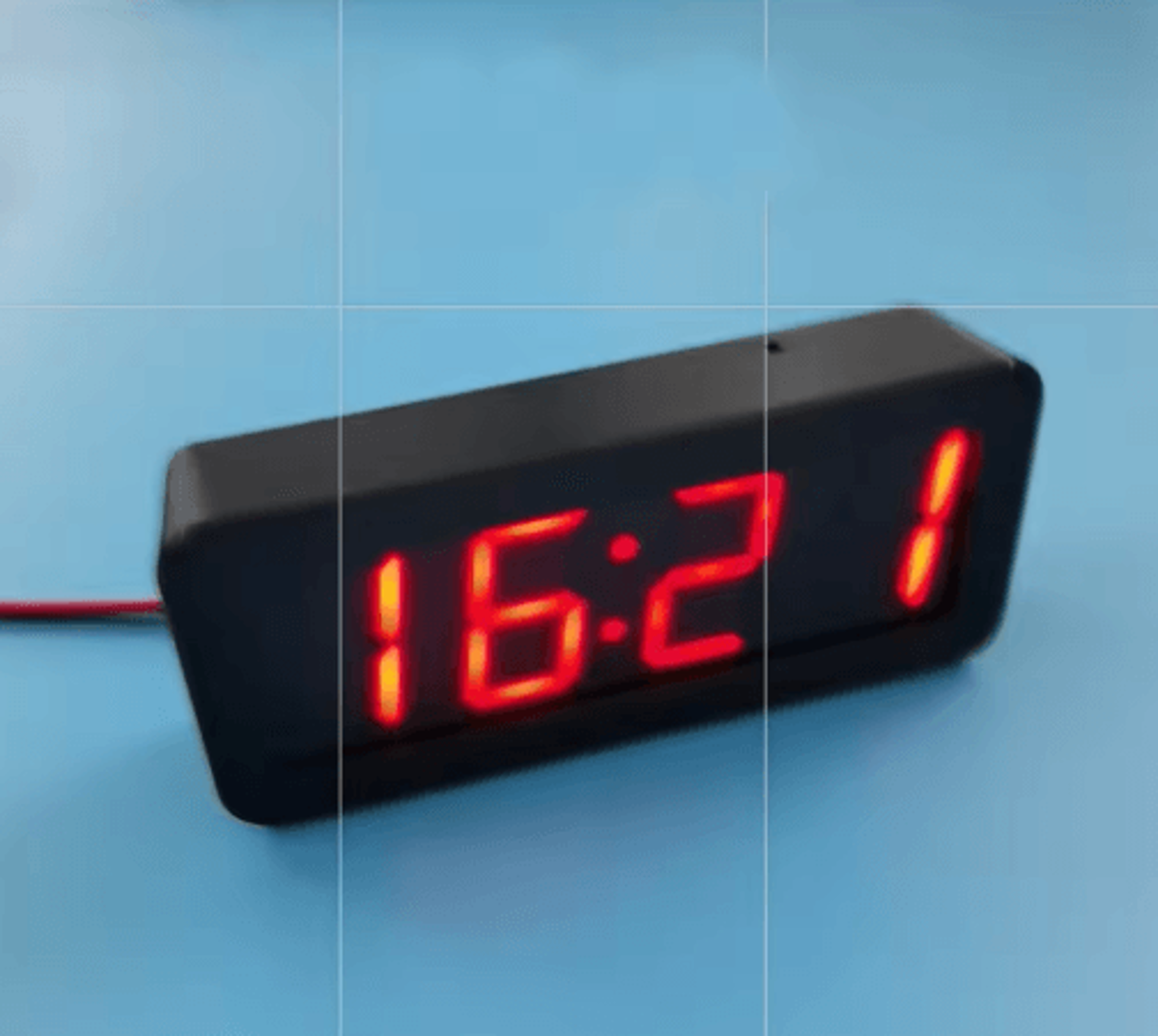 GPS  Beidou Satellite Car Clock  USB 5V12V LED Digital Time Display 2