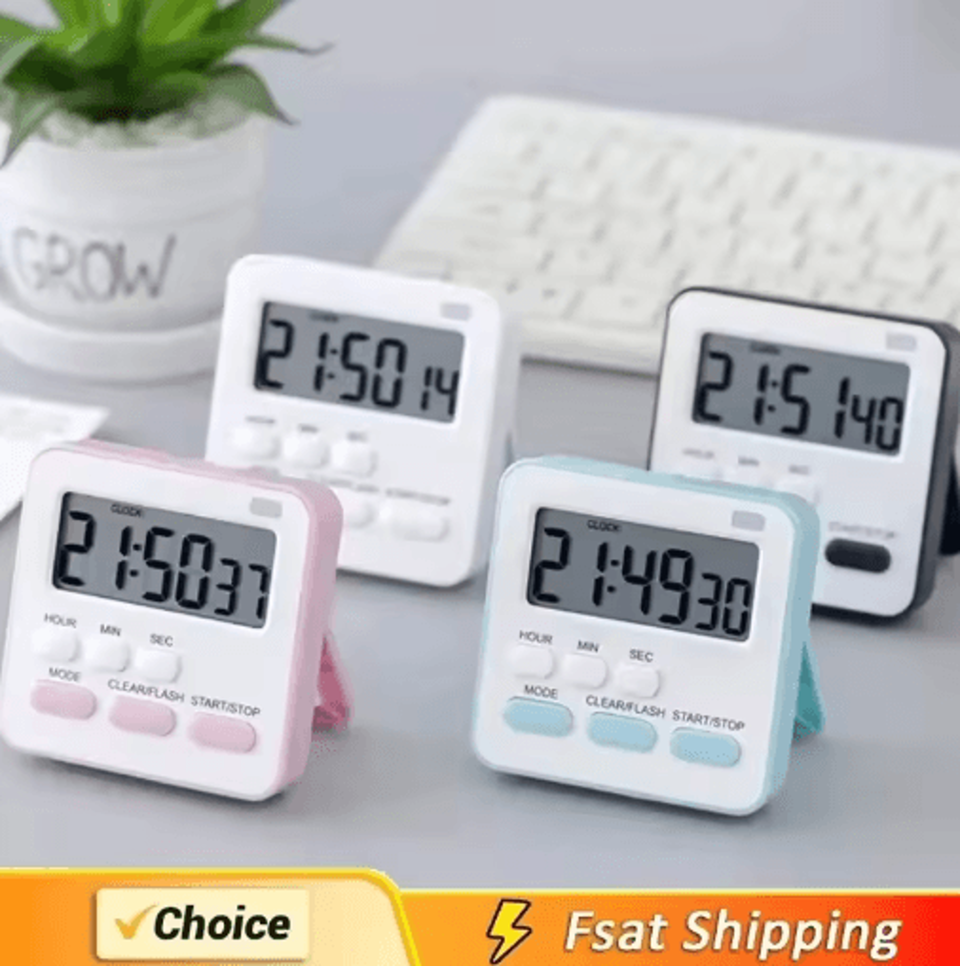 Amagi Digital Kitchen Timer  Cooking Alarm Stopwatch  Sleep Timer Clock 0