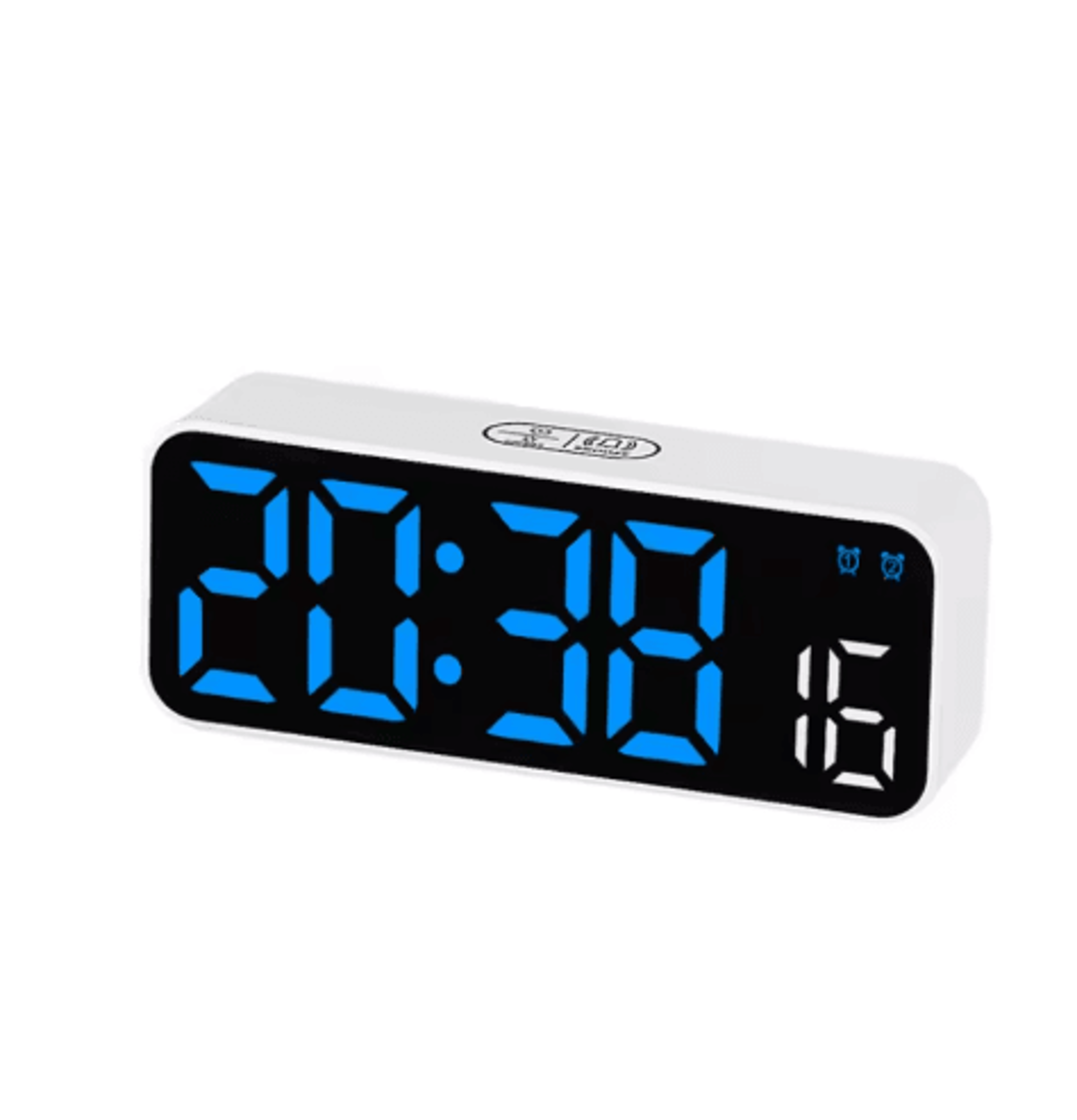 Digital LED Wall Clock  Date Display With 1224H  DST Function 5