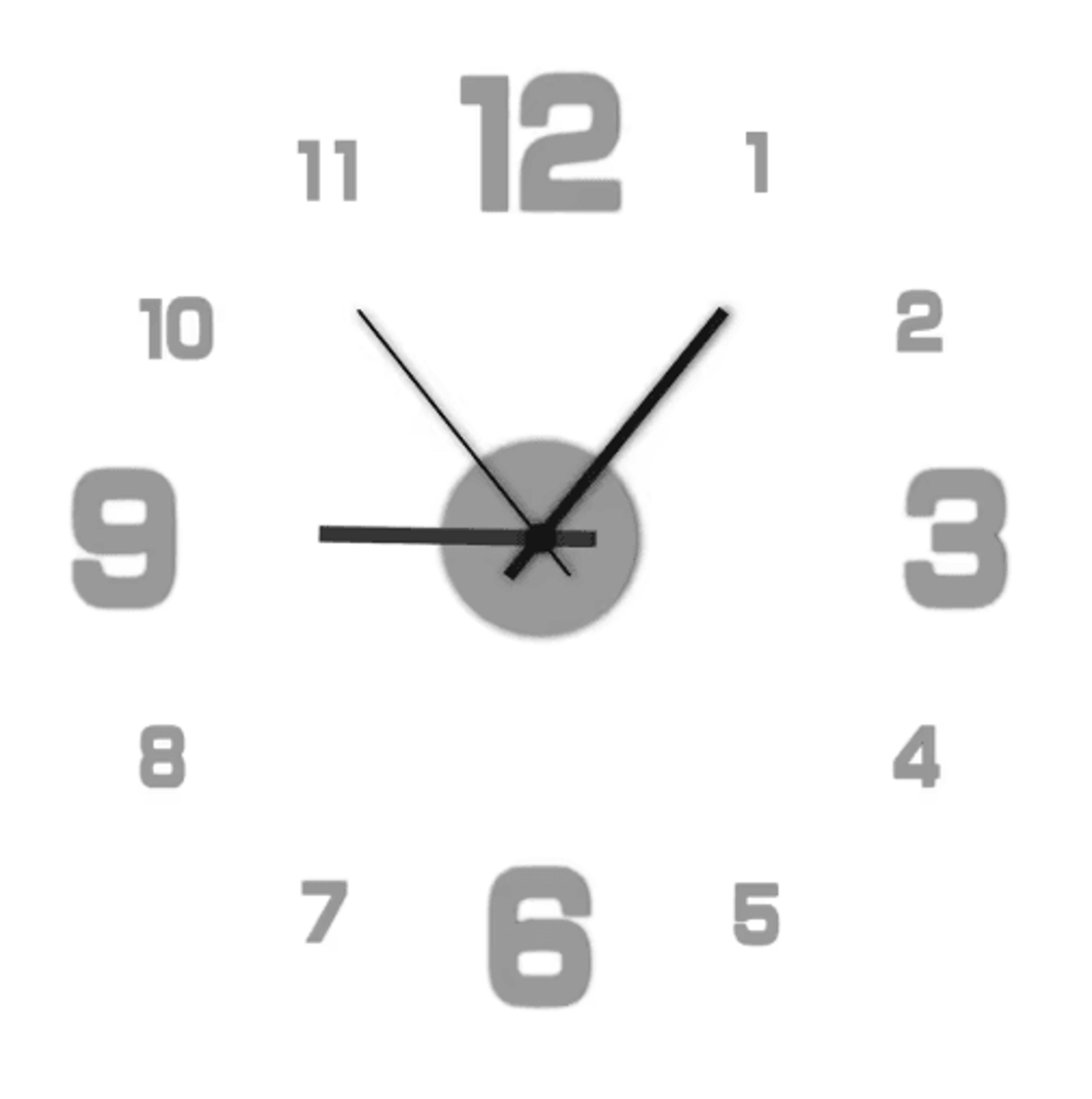 Large Acrylic Mirror Wall Clock  DIY Decorative Clock Stickers For Modern Rooms 4
