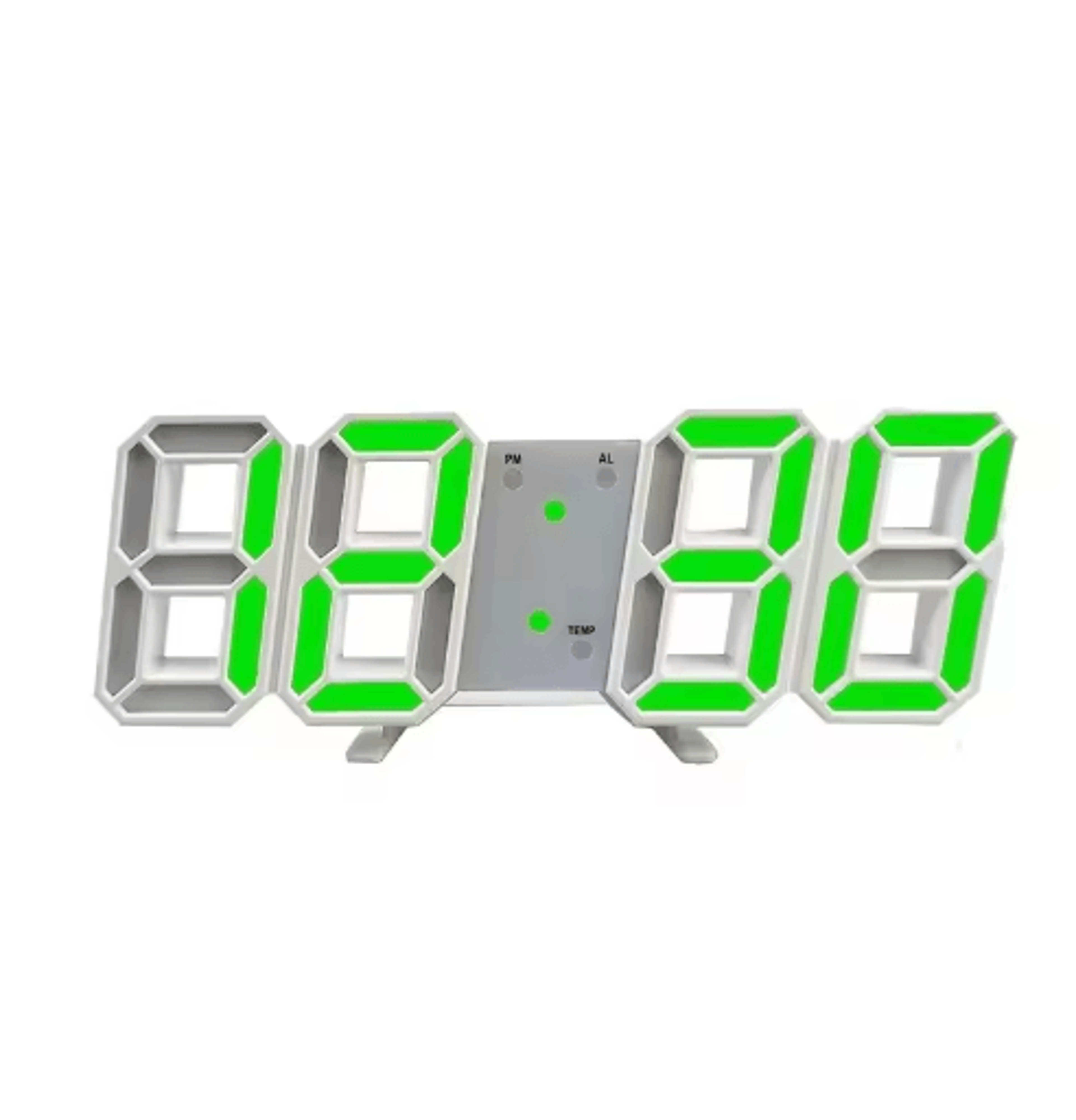 3D LED Digital Alarm Clock  Colorful Night Light With Temperature Display 2