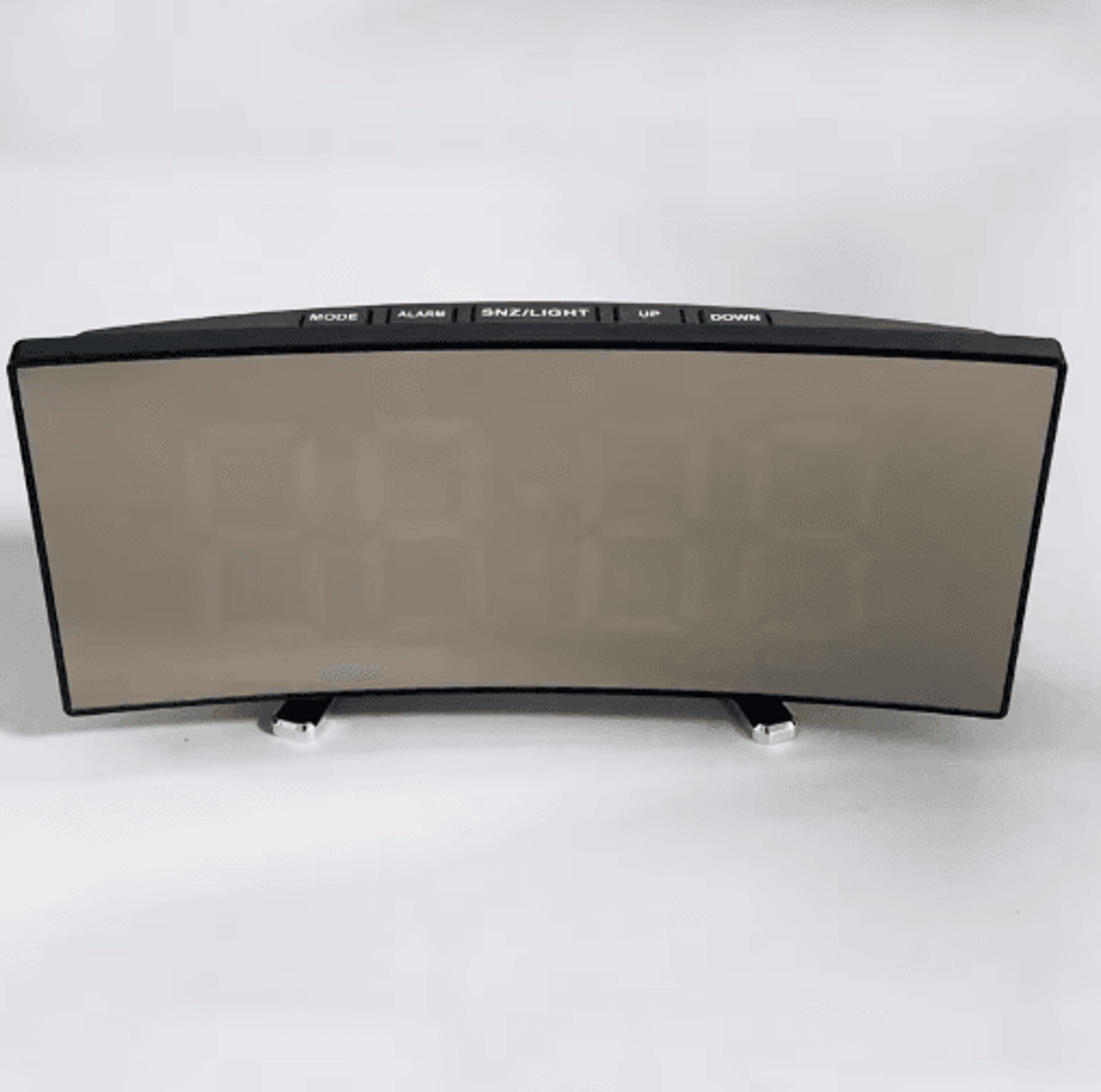 LED Mirror Alarm Clock  Noiseless Large Display Digital Clock 10
