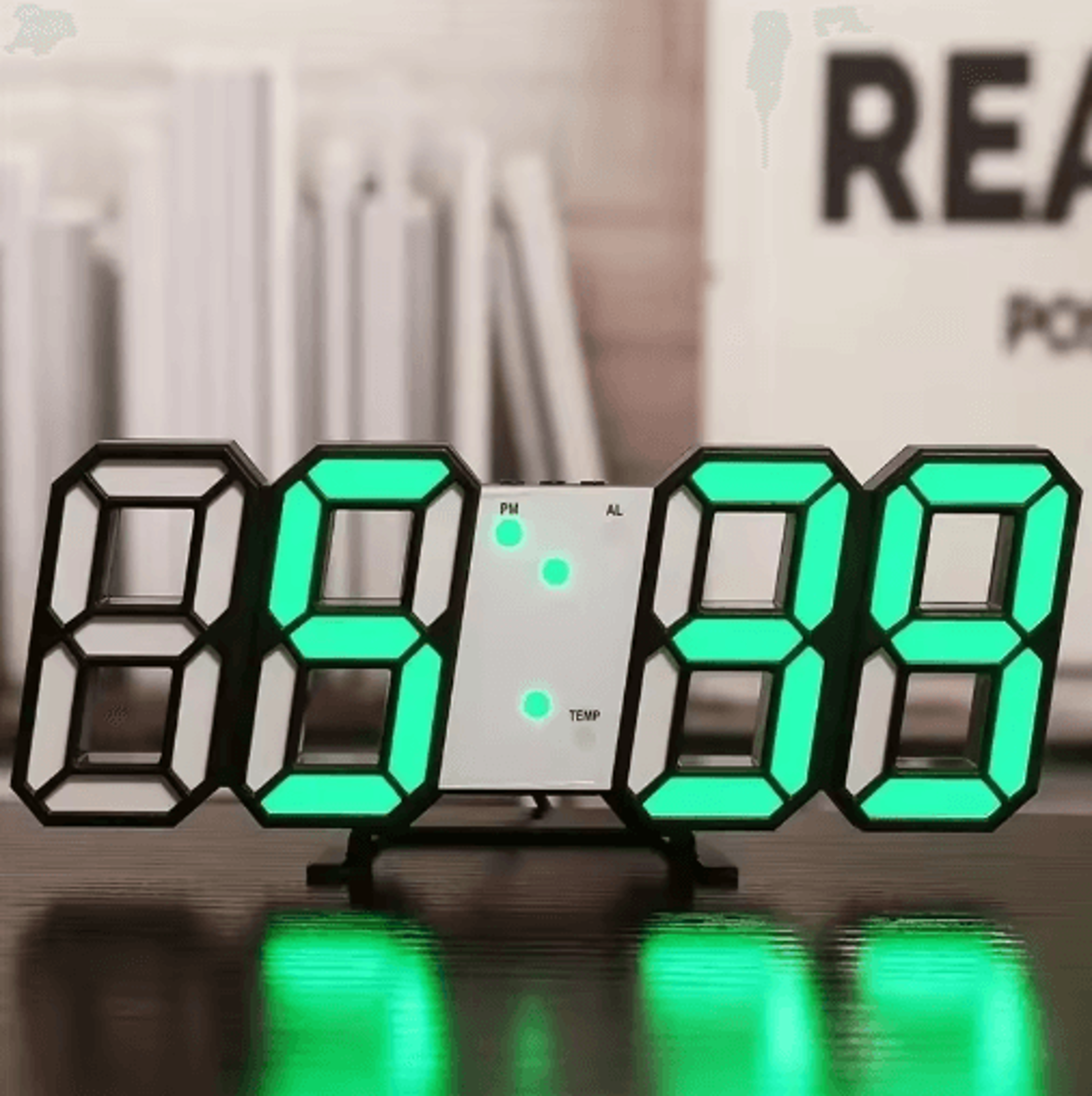 Modern Digital LED Clock Wall  Table Alarm Clock For Stylish Home Decor 1