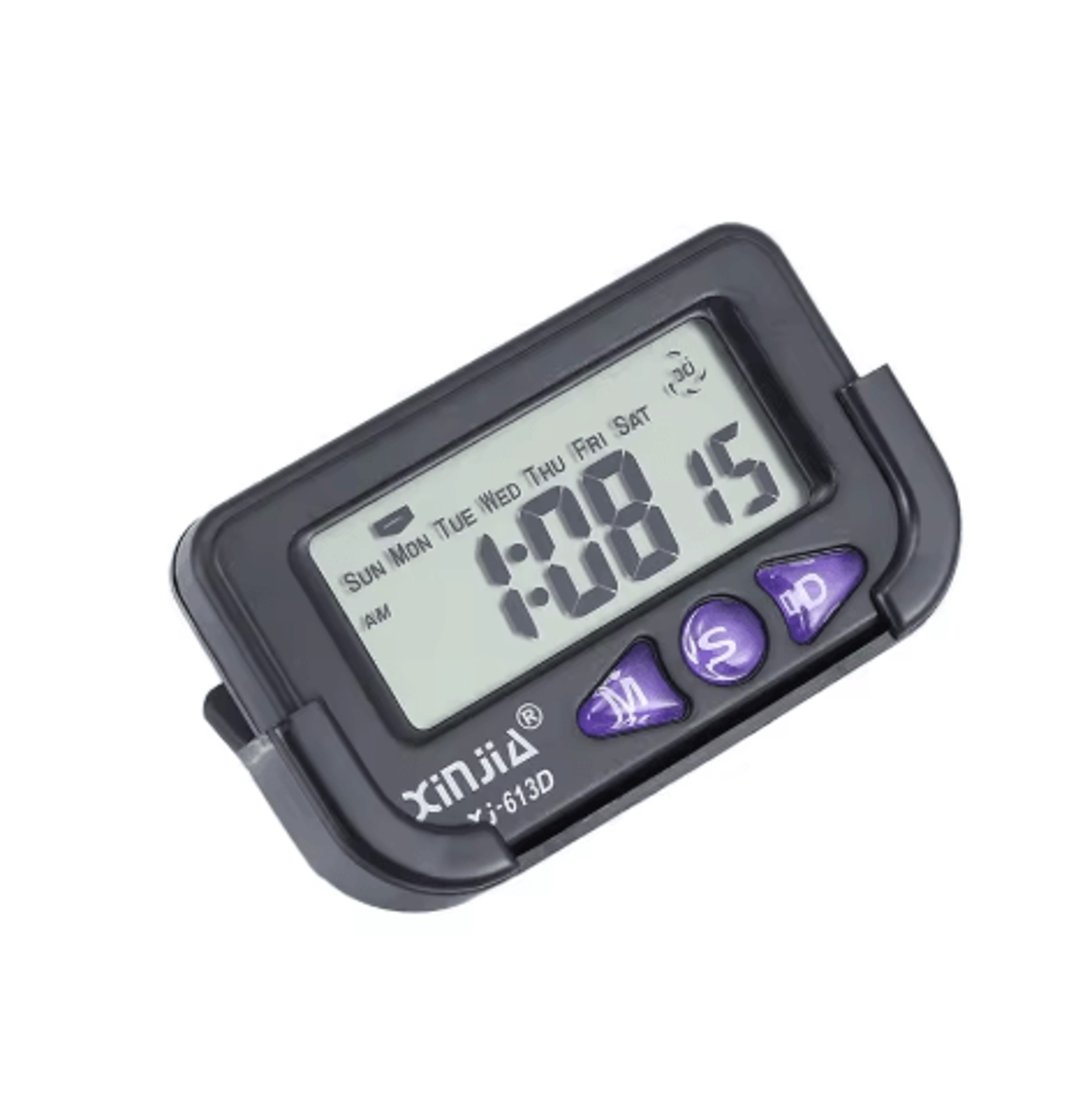 Portable Digital Pocket Clock  Date Alarm  Stopwatch Time Display 5