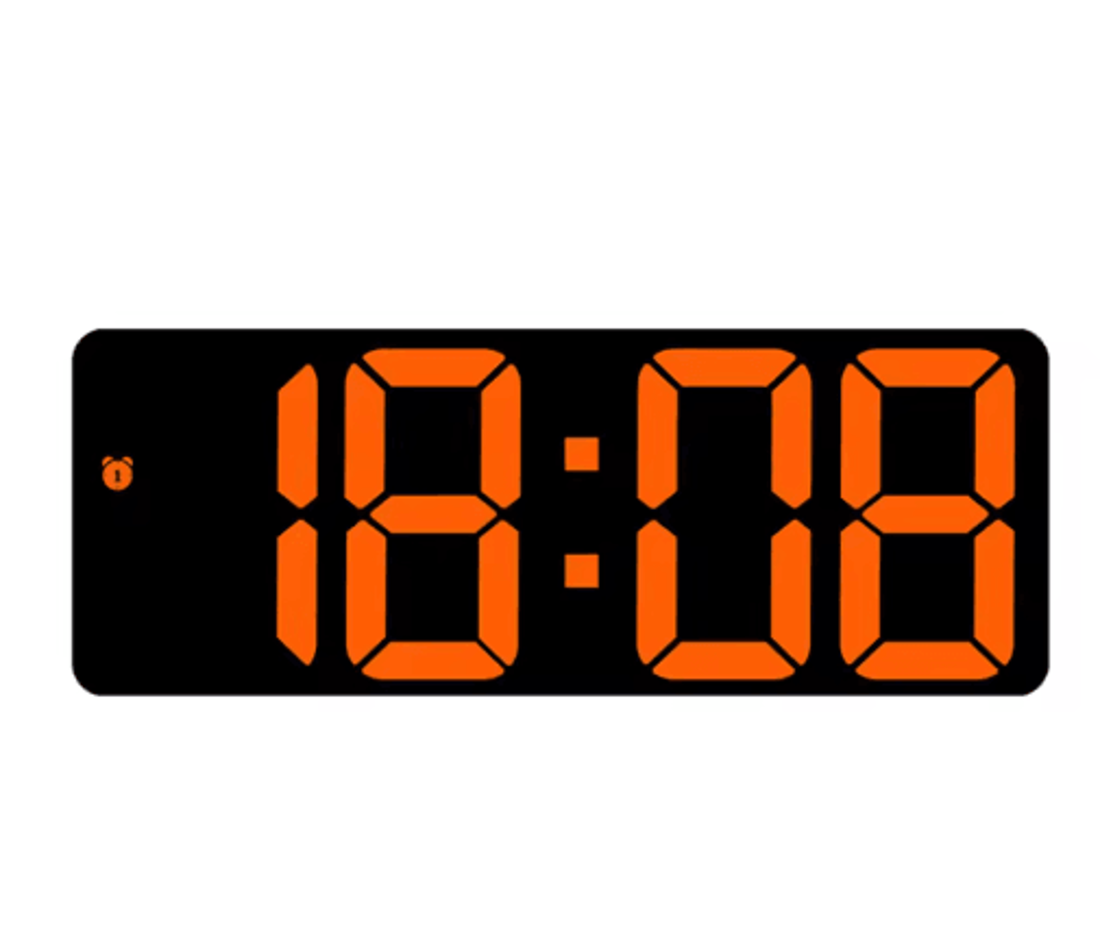 Multifunction Electronic Alarm Clock  Large Color Display With Voice Activation 2