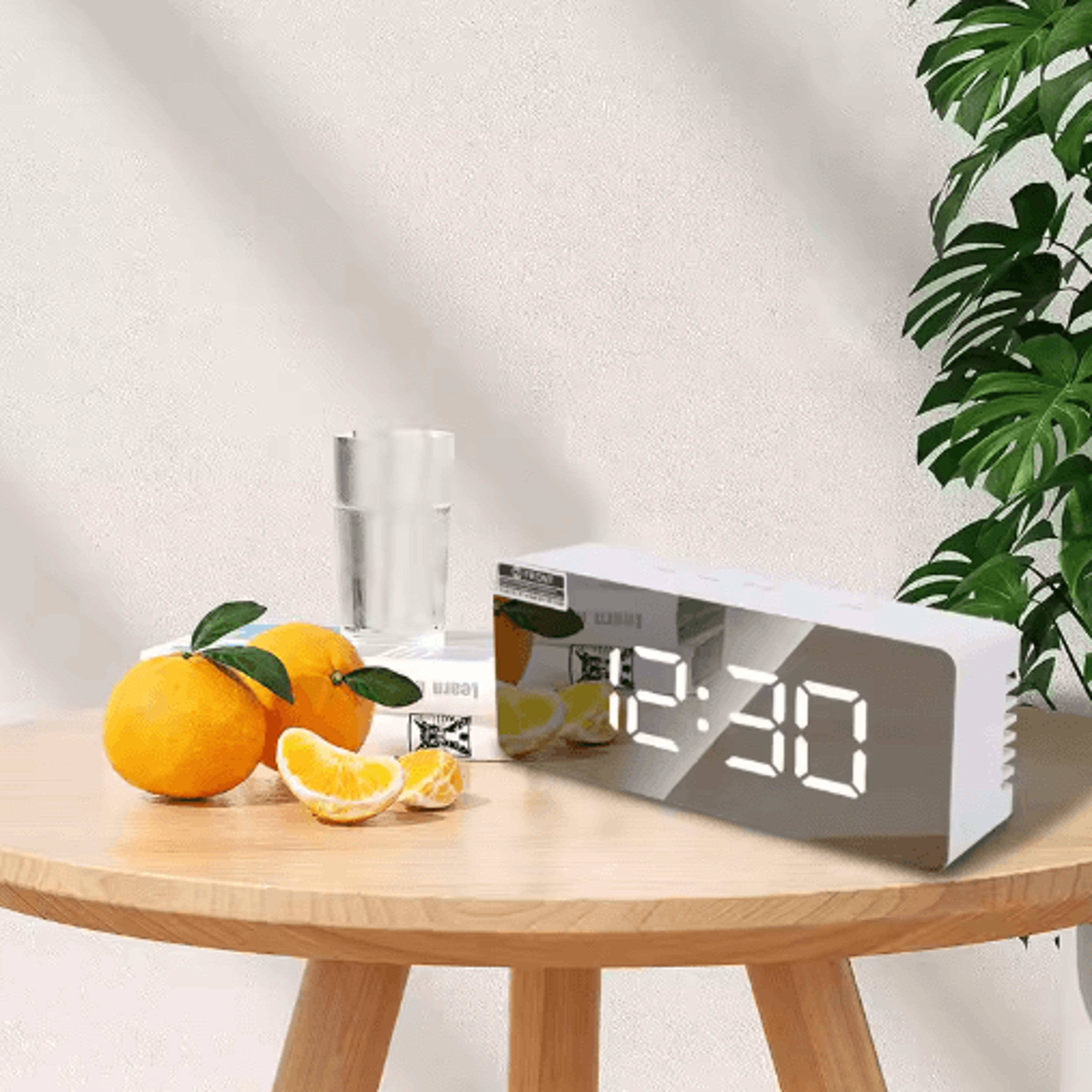 LED Digital Alarm Clock  Temperature Display Desktop Clock 7