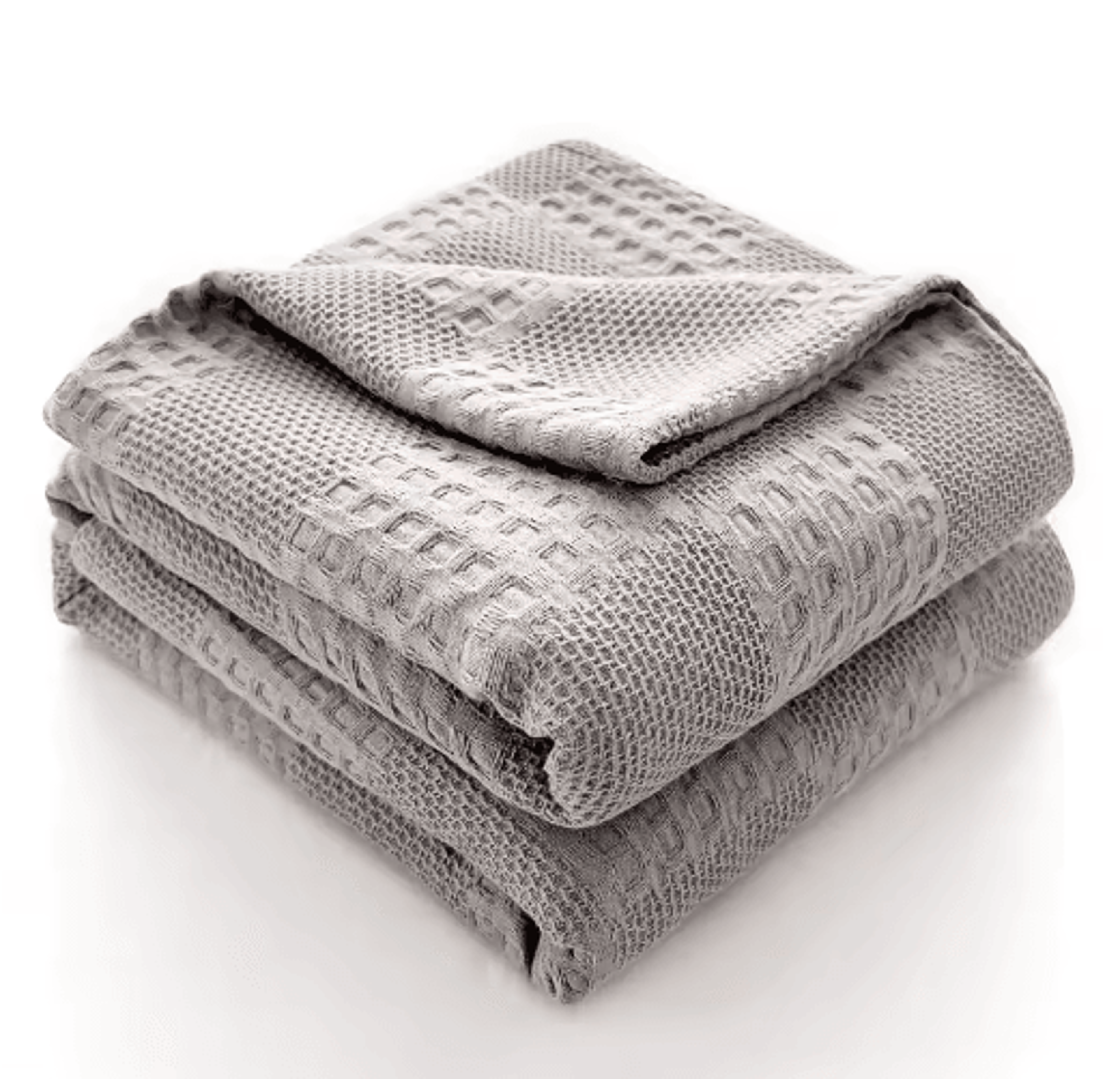 100 Cotton Waffle Throw Blanket  Breathable Plaid Bed  Sofa Cover 4