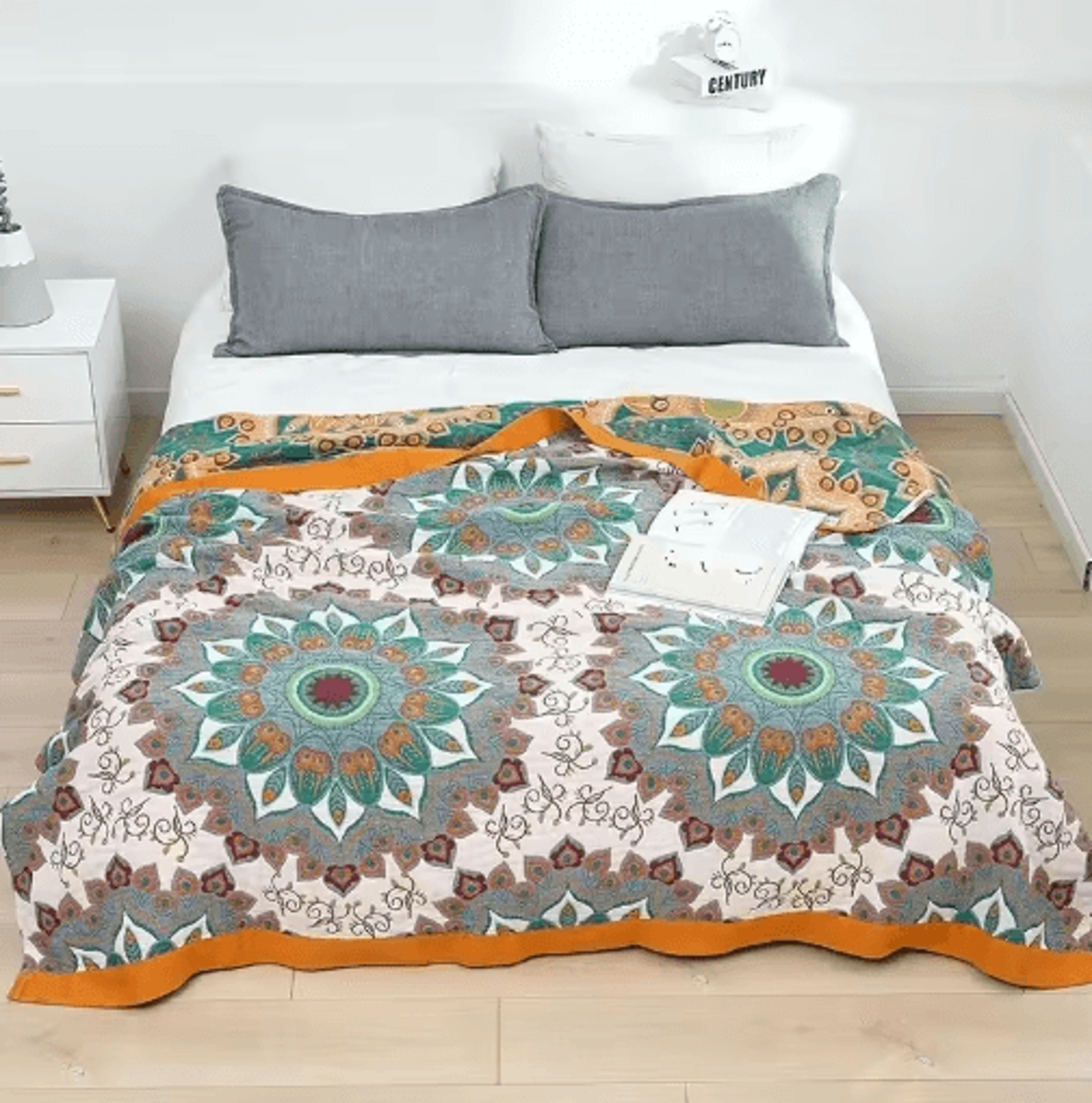 Nordic Cotton Gauze Throw Blanket  Boho Summer Sofa  Bed Cover 10