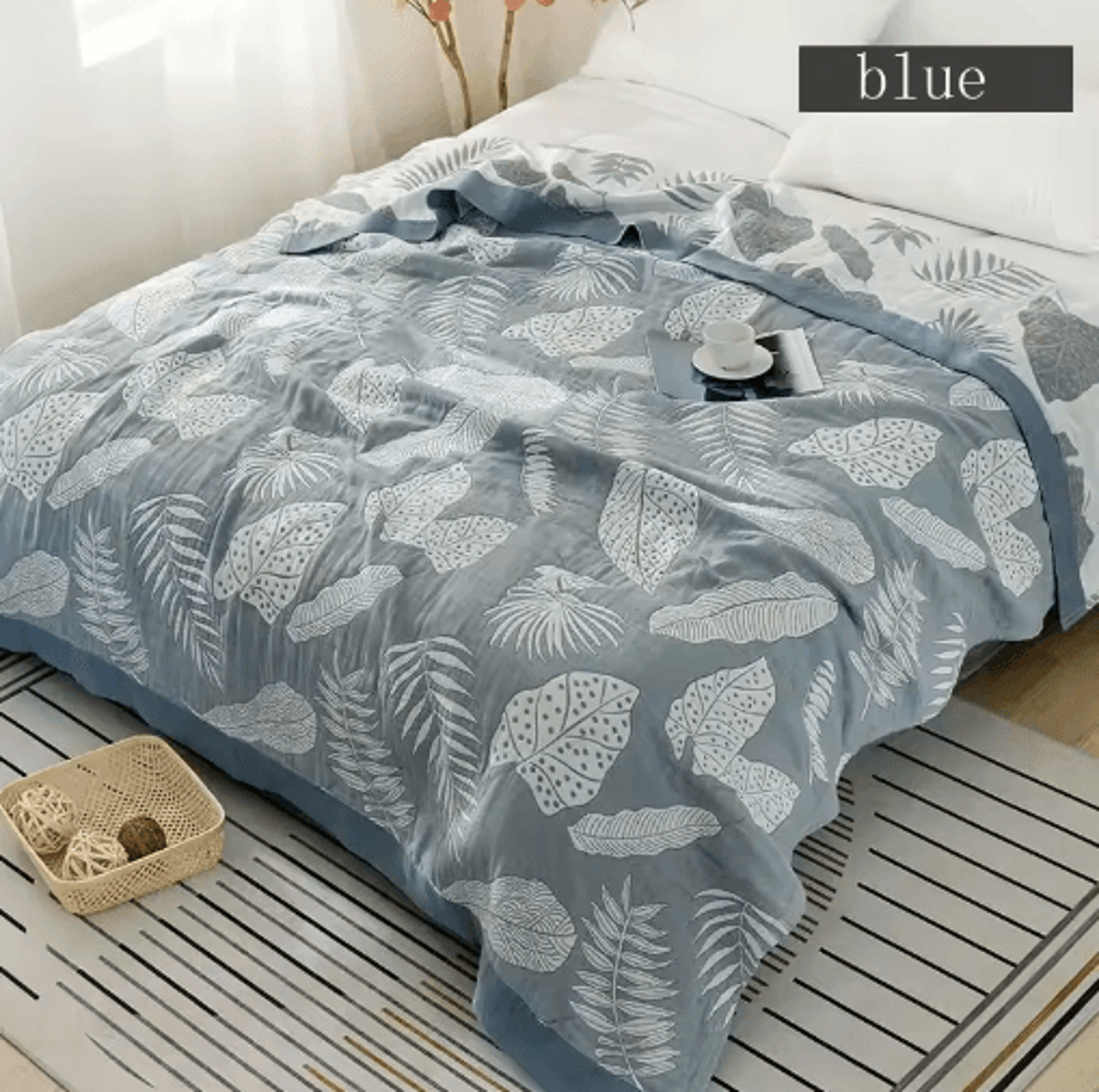 Nordic Cotton Gauze Throw Blanket  Boho Summer Sofa  Bed Cover 1