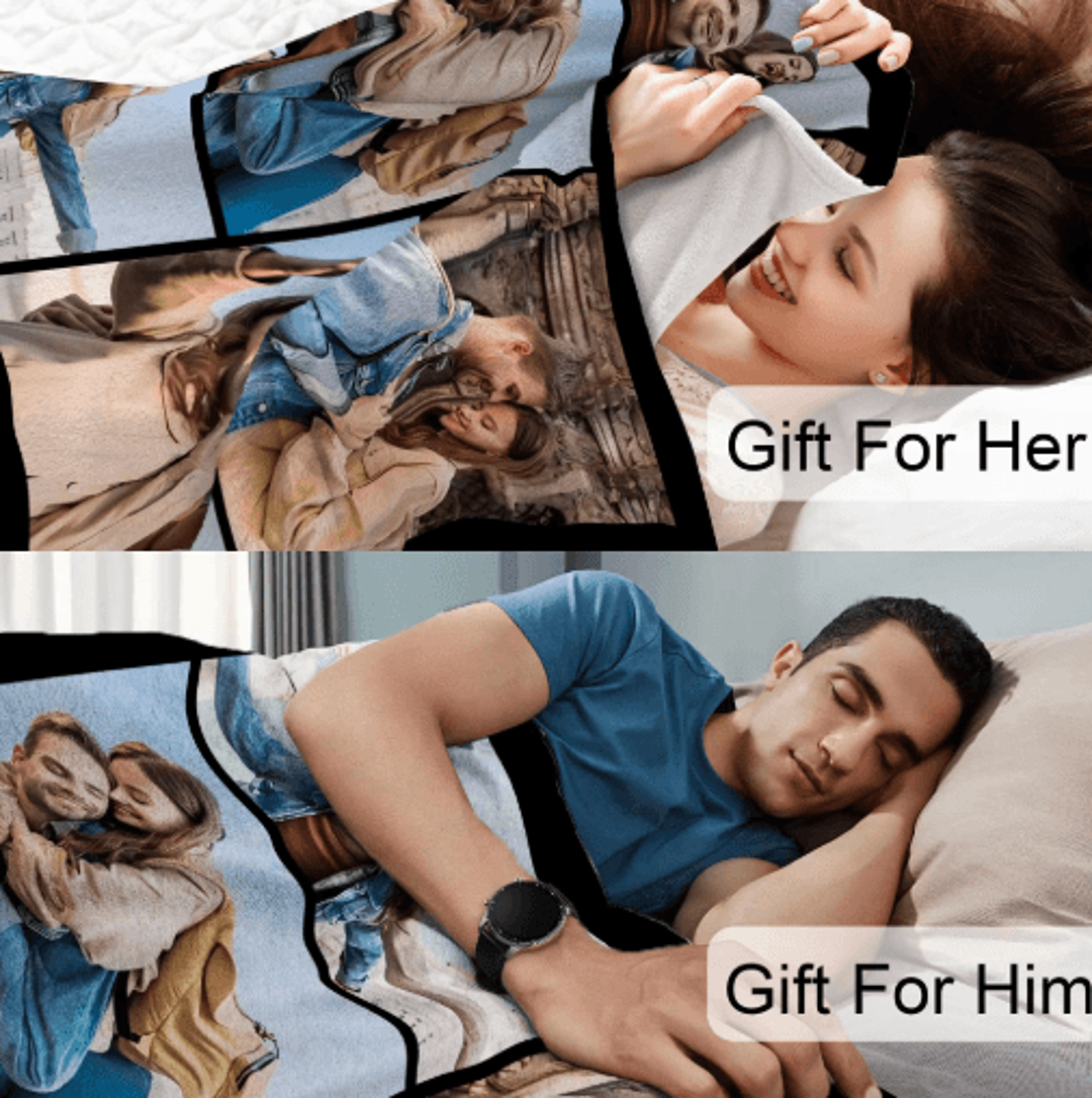 Personalized Family Photo Blanket  Custom Warm Throw For Special Occasions 5