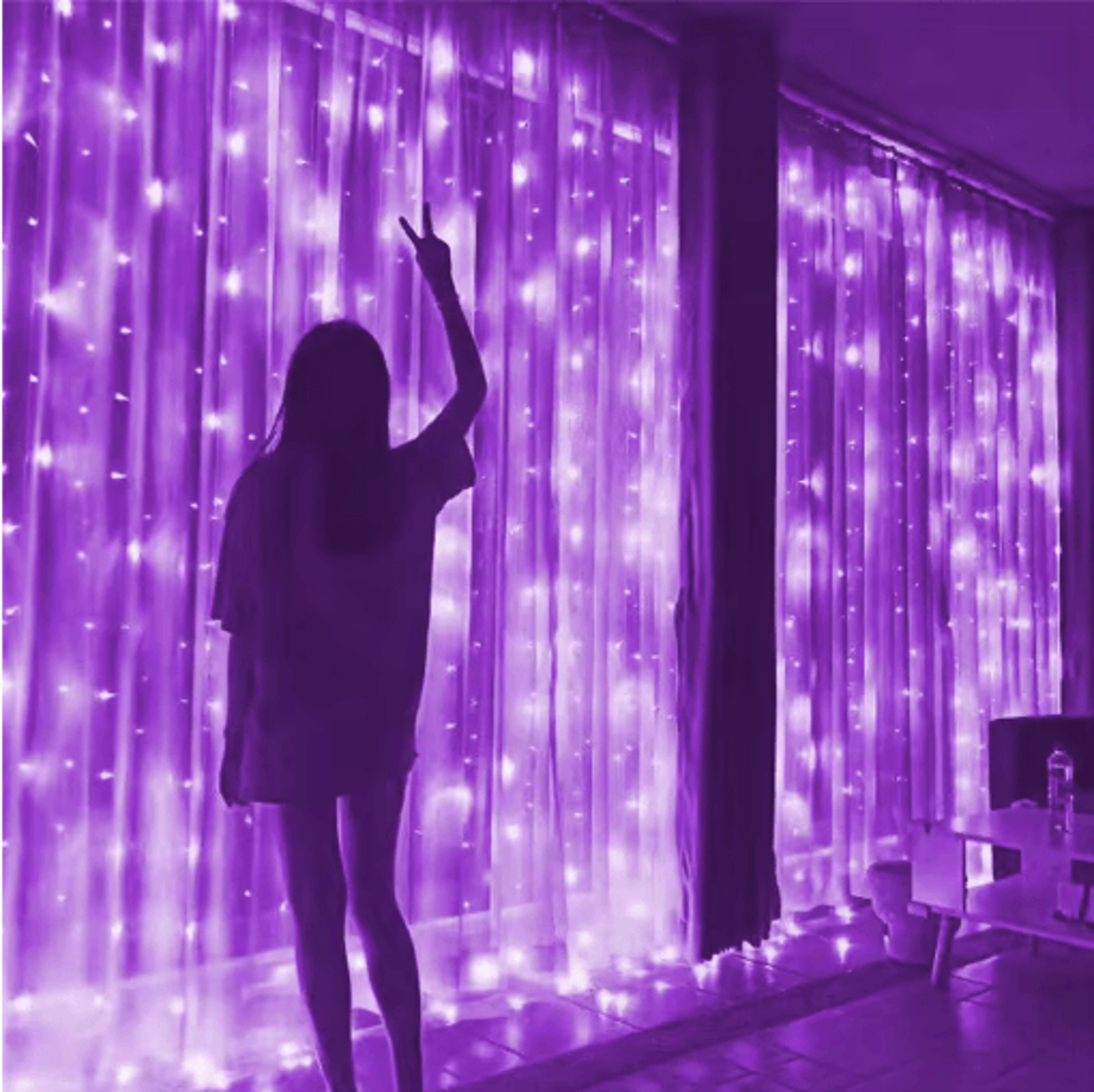 3M6M USB LED Curtain Lights  8Mode Remote Fairy Lights For Ramadan  Events 2