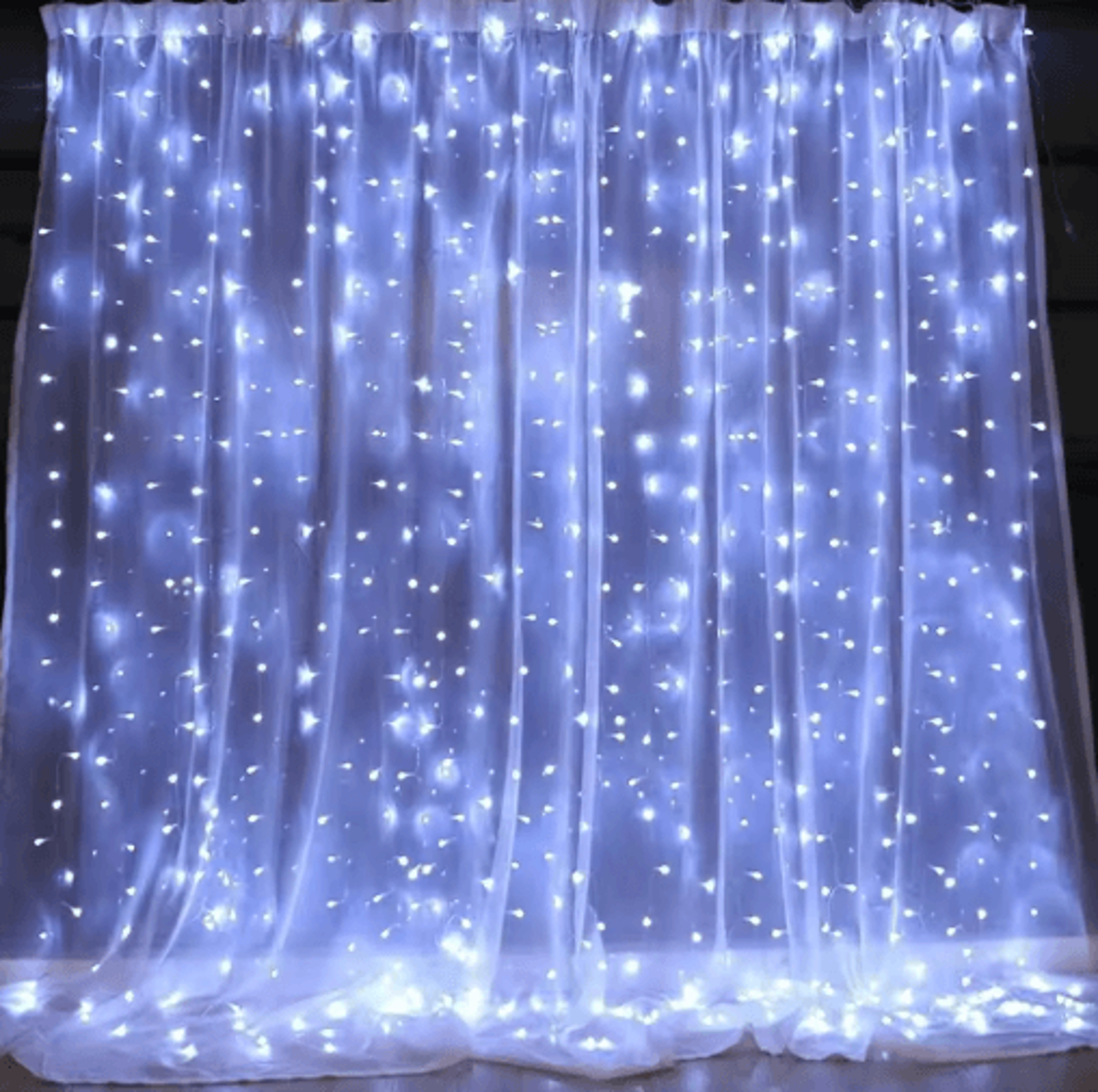 USB LED Curtain String Lights  Remote Control Fairy Garland For Home  Events 4
