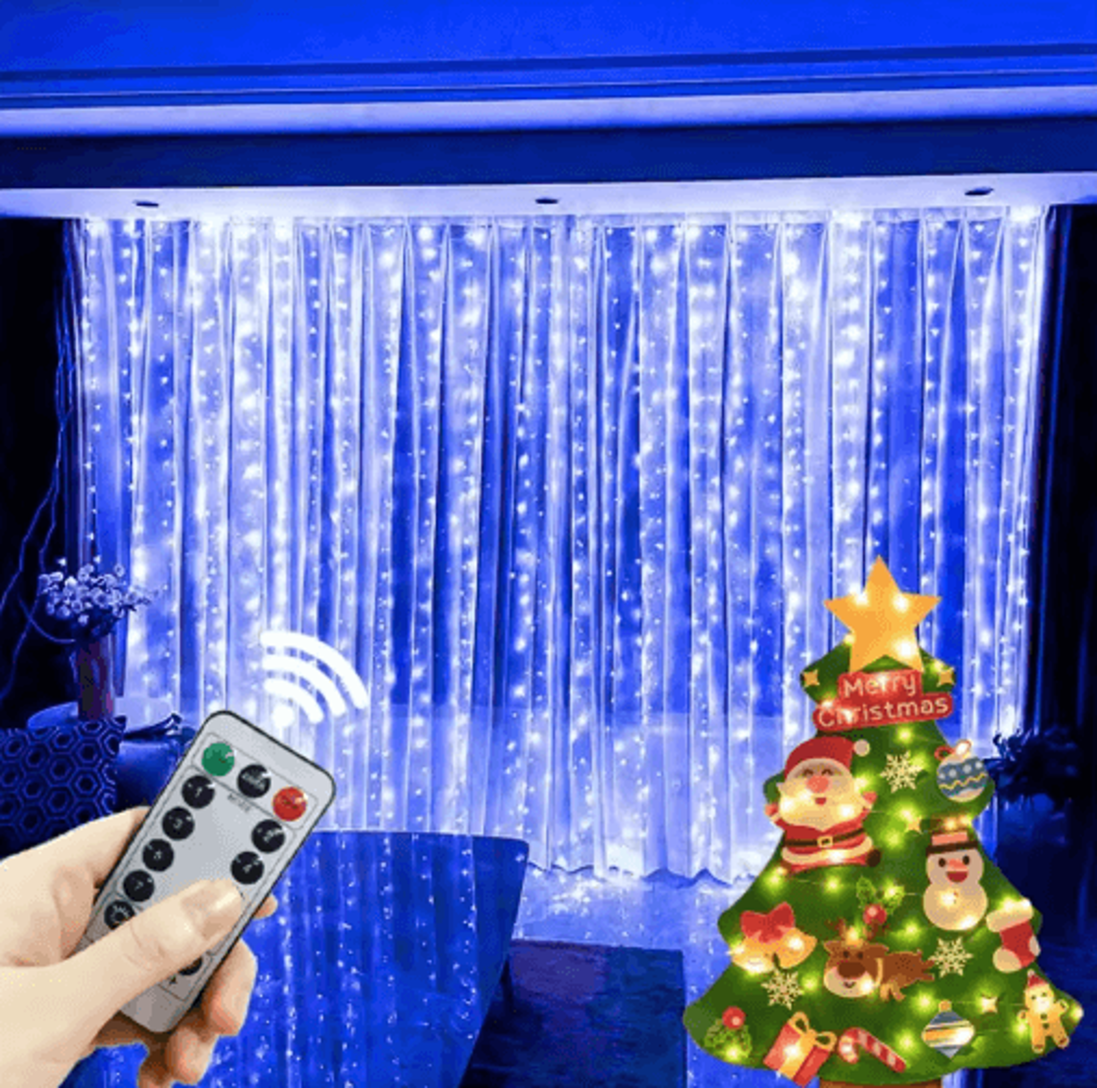 8Mode USB LED Fairy Lights  Wedding Garland  Outdoor Curtain String Lights 2