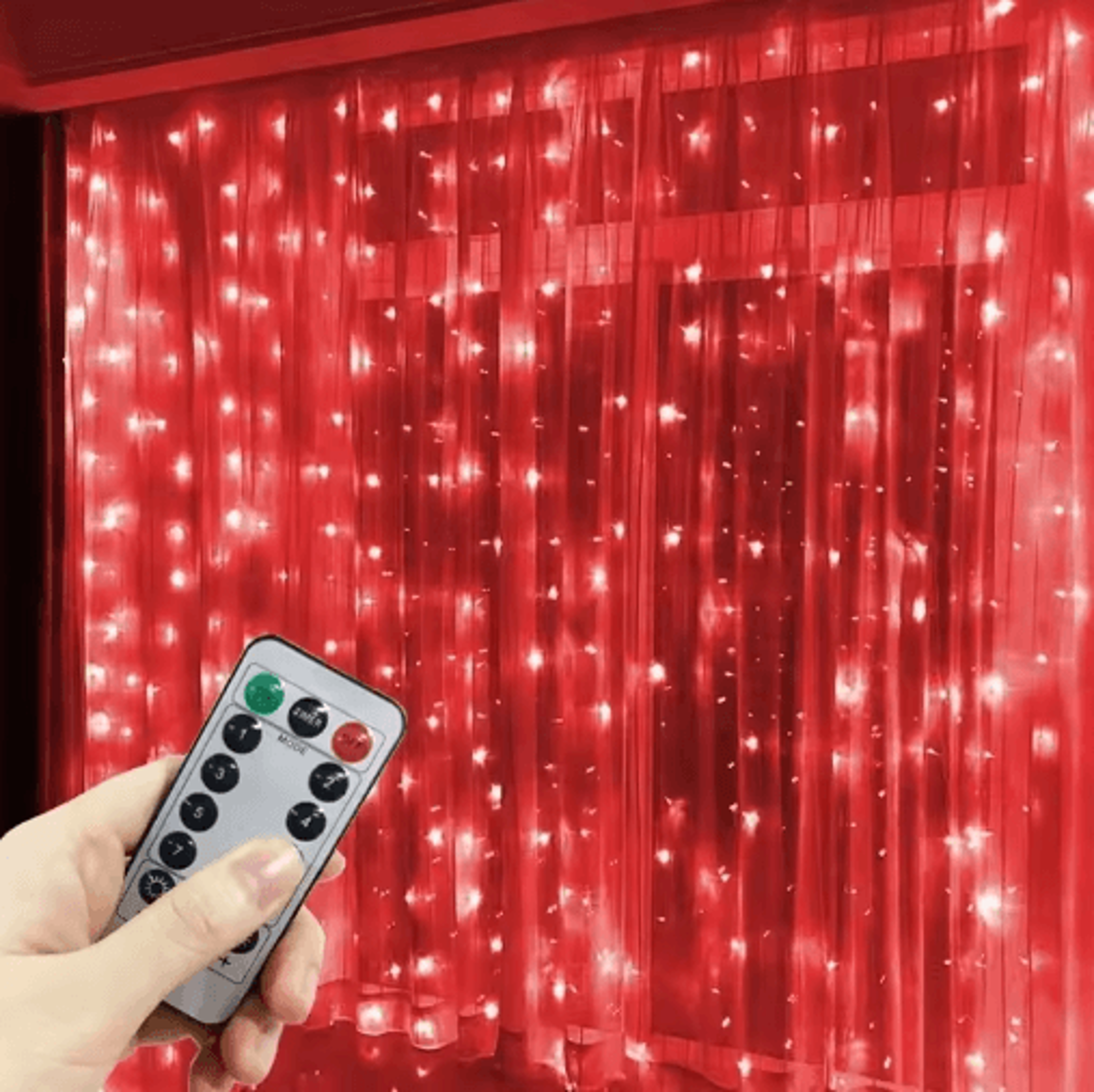8Mode USB LED Fairy Lights  Wedding Garland  Outdoor Curtain String Lights 5