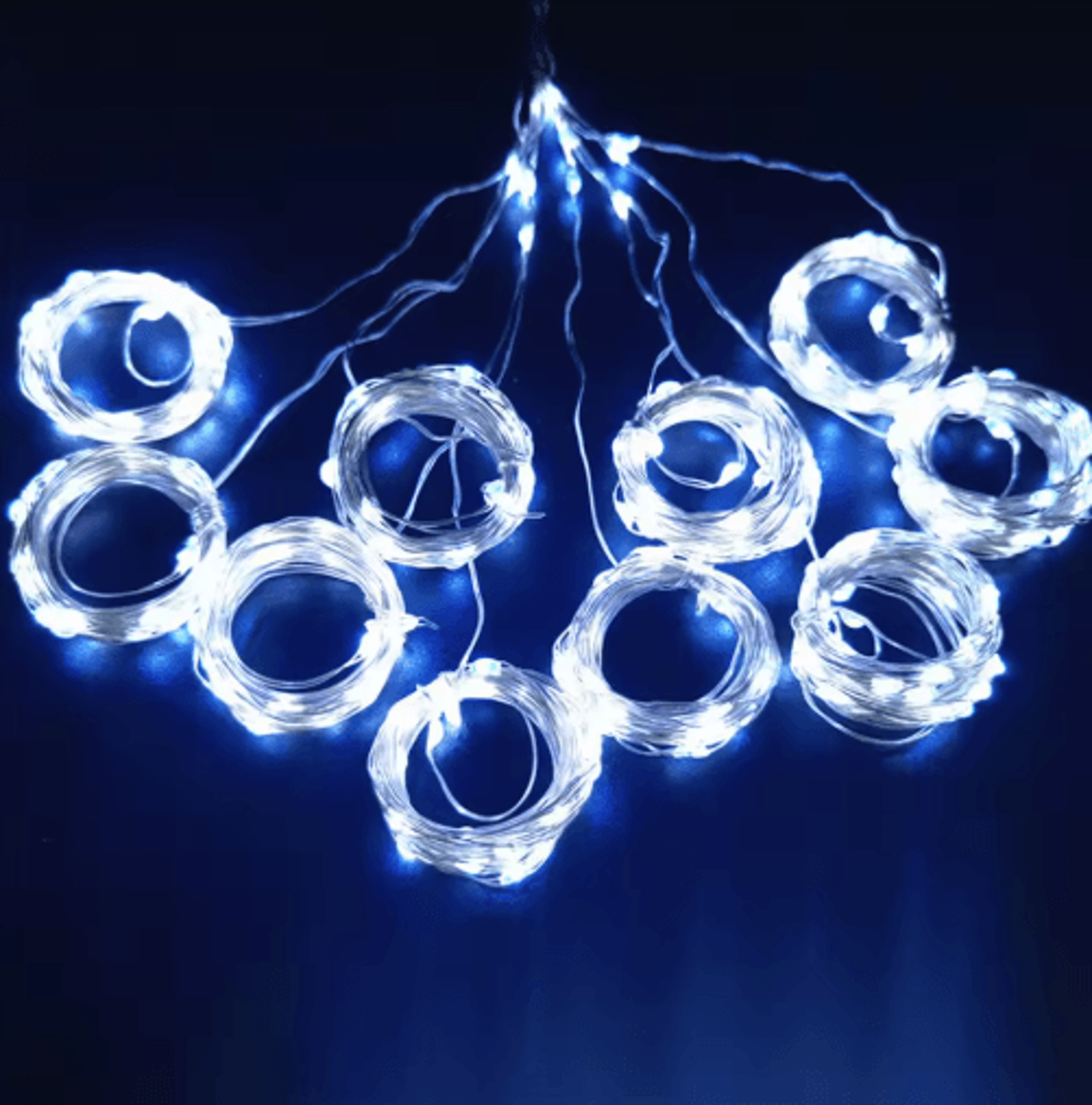 3M6M Eid LED Curtain Lights  BatteryPowered Ramadan Fairy String Lights 5