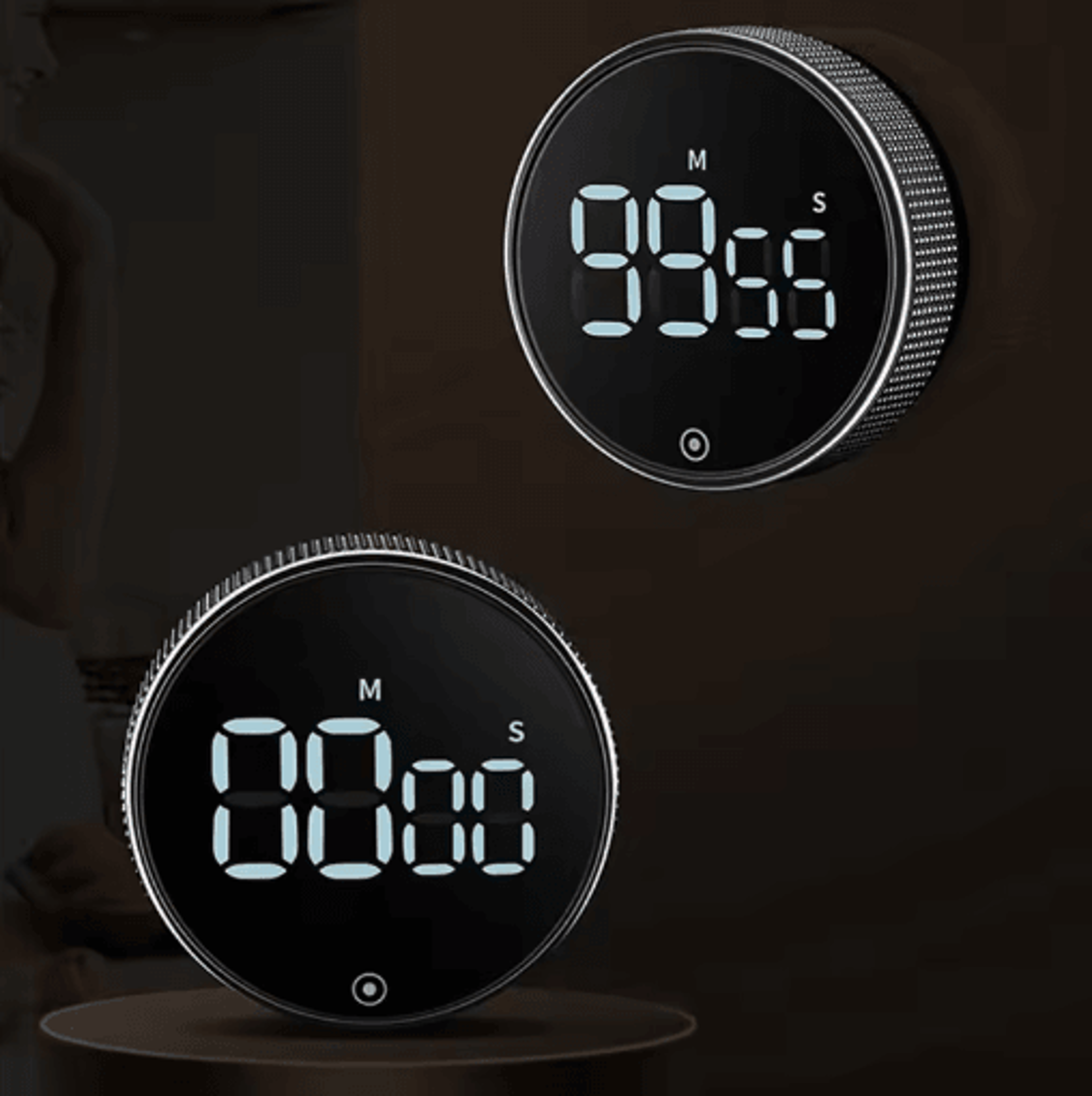 Smart Magnetic Digital Timer  Visual Alarm For Cooking Study  Daily Routines 0