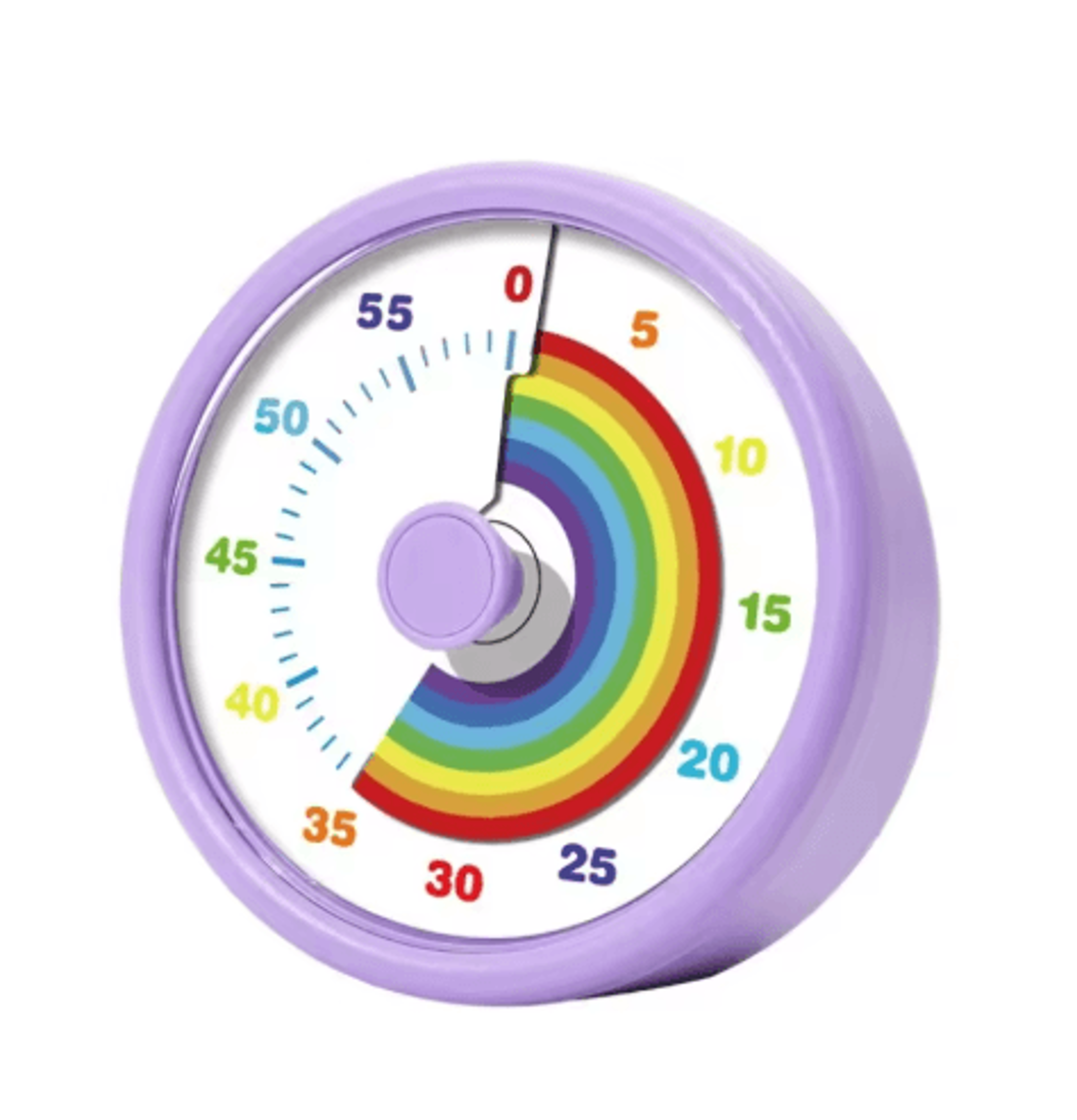 60Minute Visual Countdown Timer  UltraSilent Round Or Square Timer 9