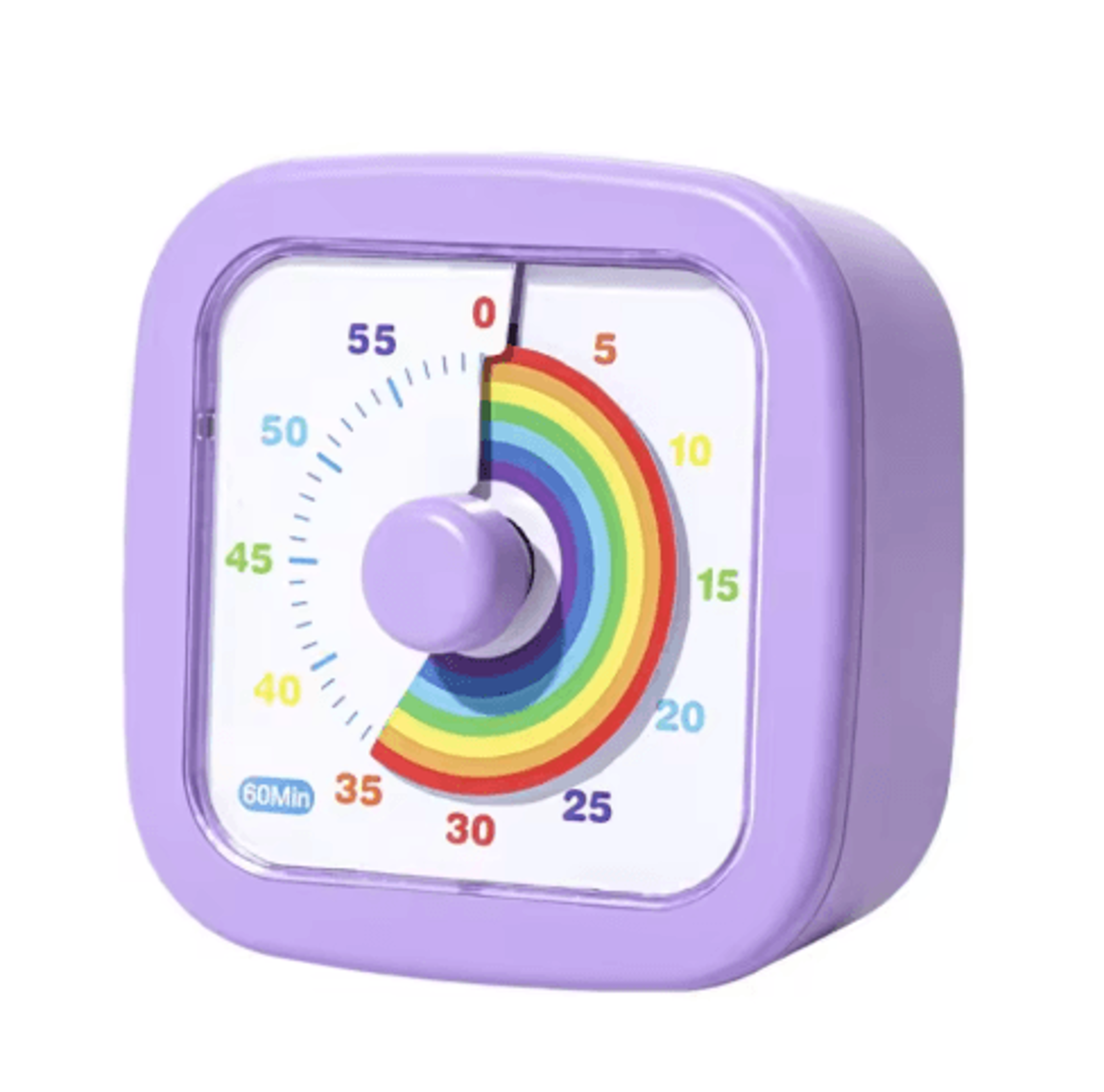 60Minute Visual Countdown Timer  UltraSilent Round Or Square Timer 11