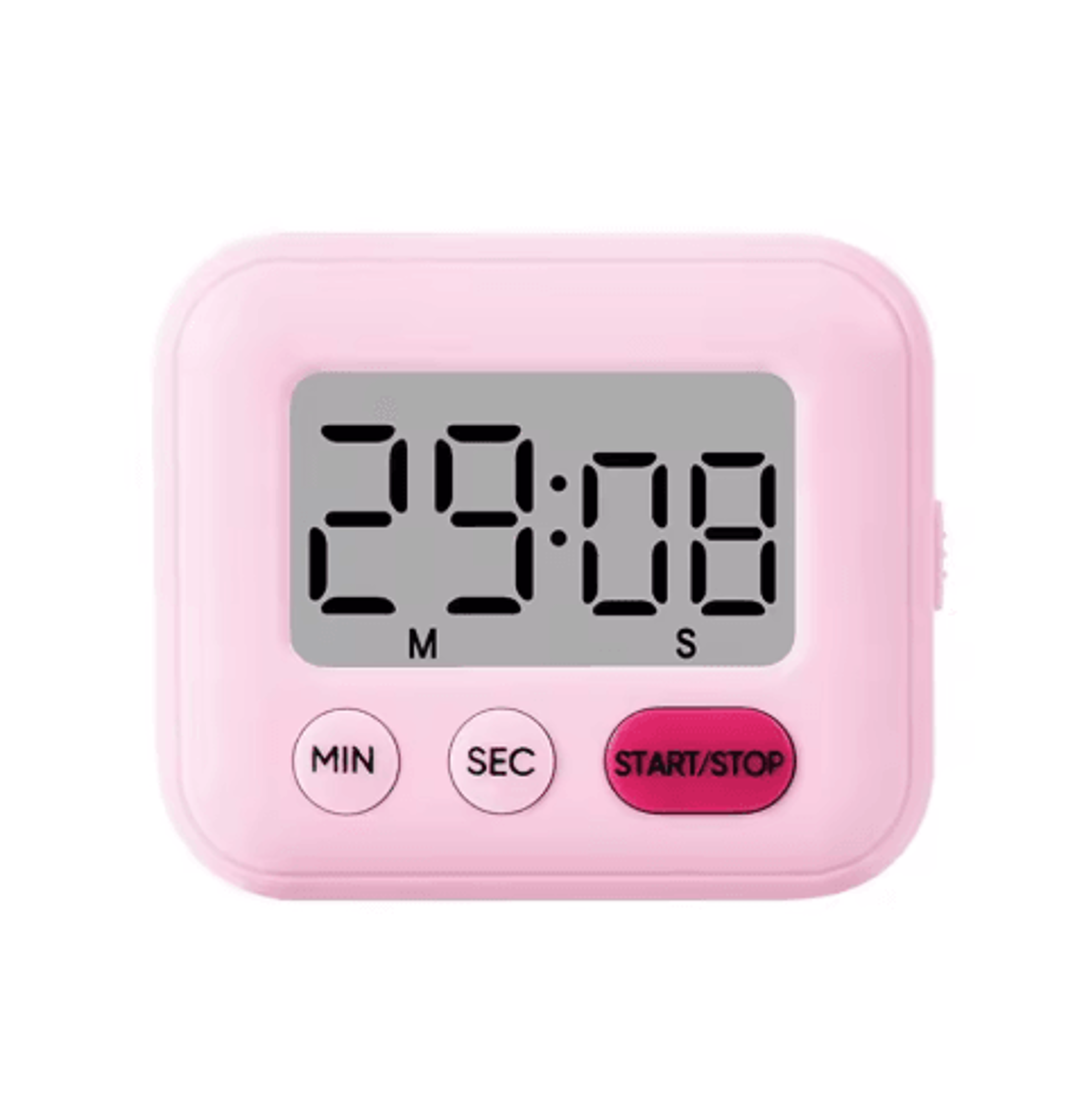 Digital LCD Kitchen Timer  Mute  Loud Alarm With 24Hour Clock 2
