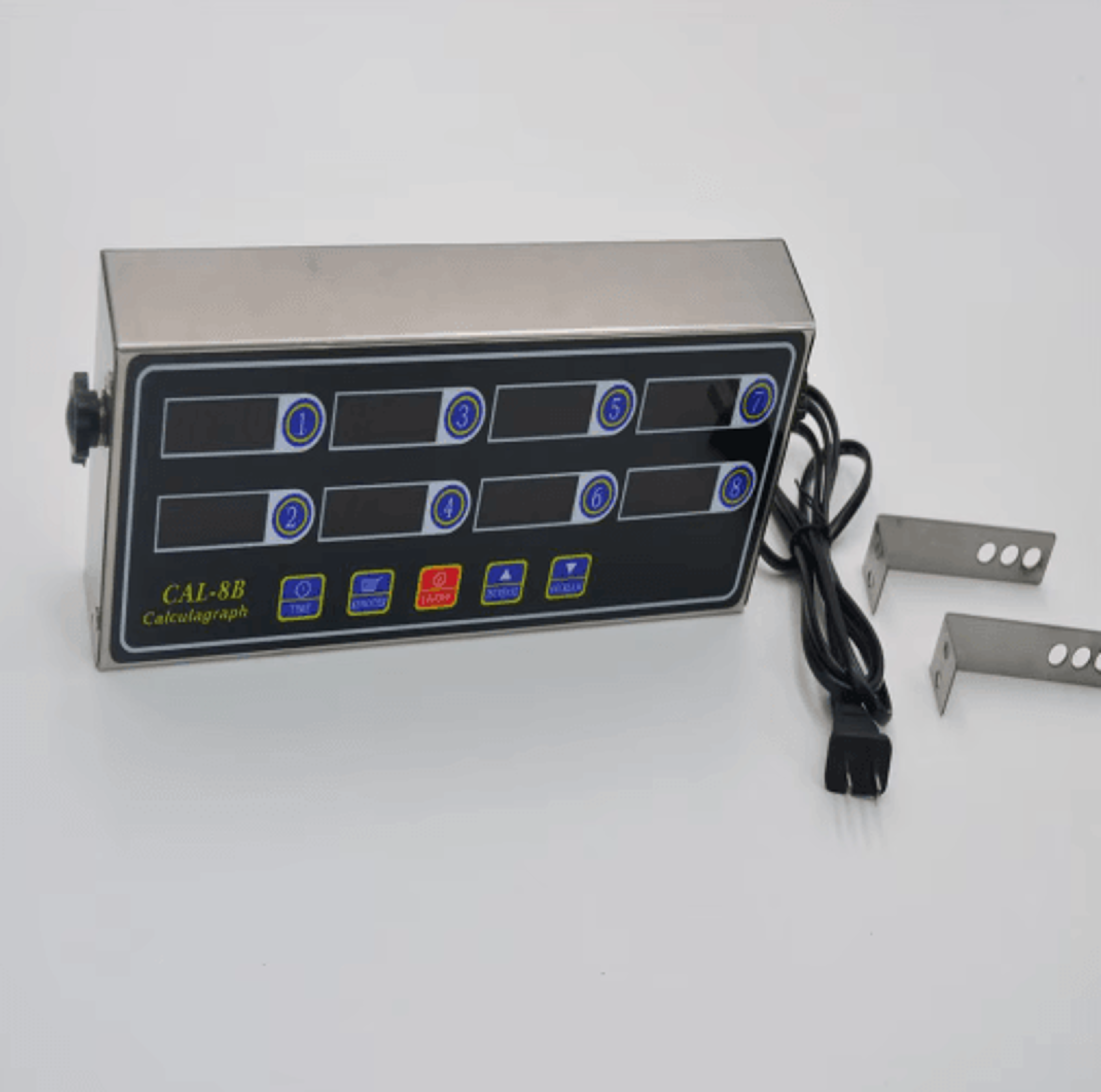 CAL8B Portable 8Channel Digital Kitchen Timer  MultiTask Timing Control 4