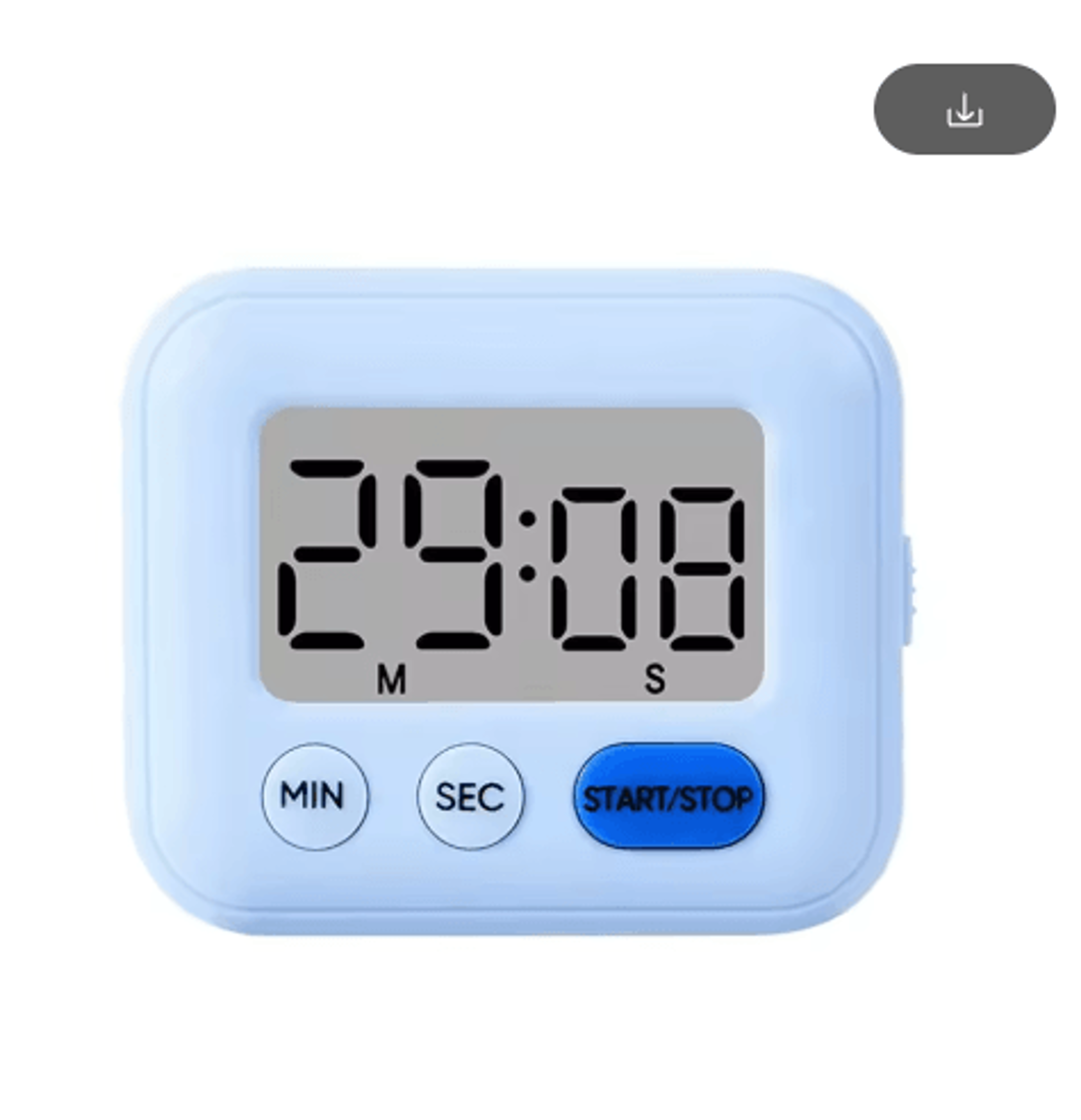 99Minute Silent Digital Timer  Magnetic Countdown Timer For Study  Kitchen 3