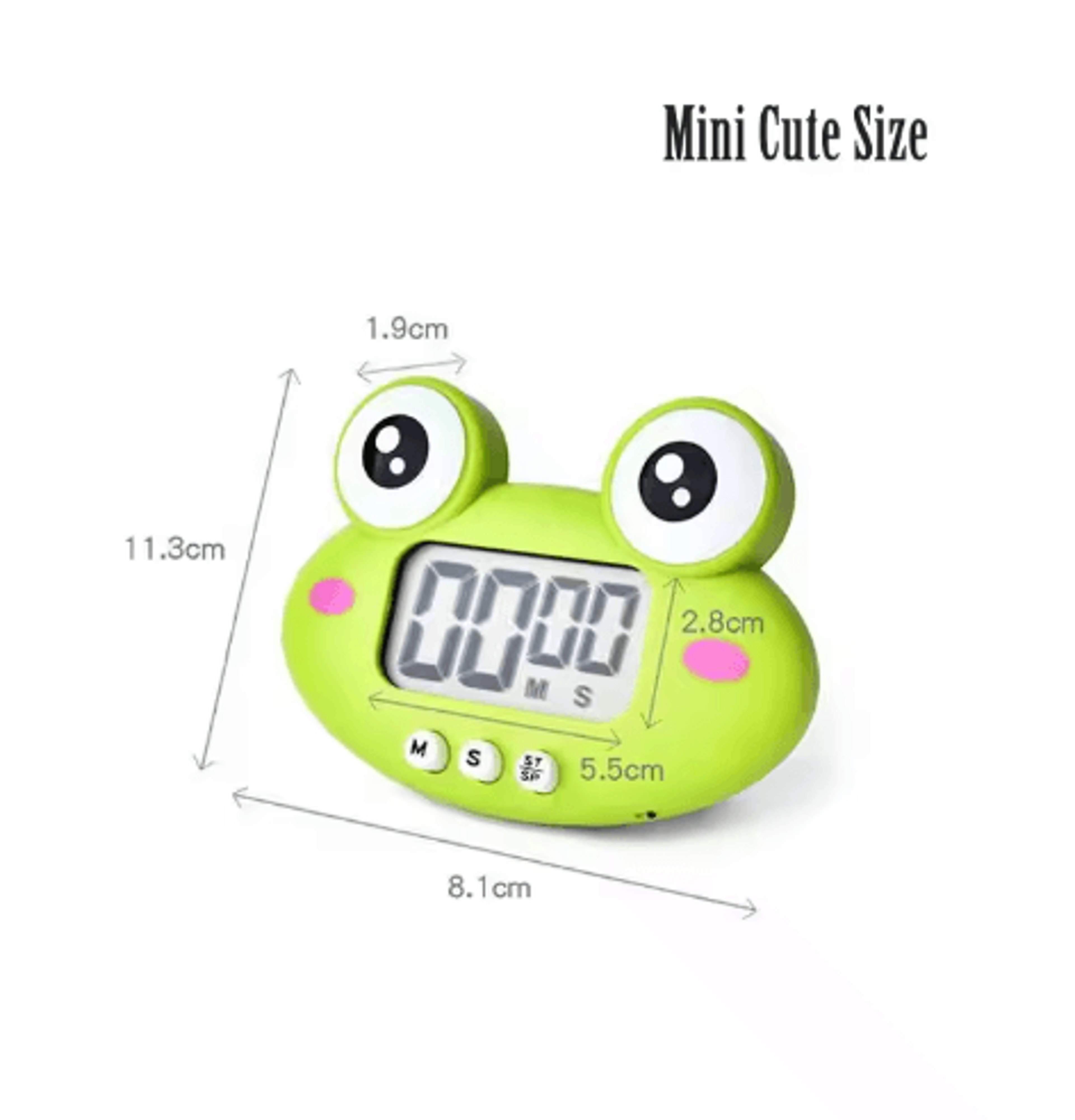 Cute Frog Digital Kitchen Timer  199 Minute Cooking  Study Reminder 18