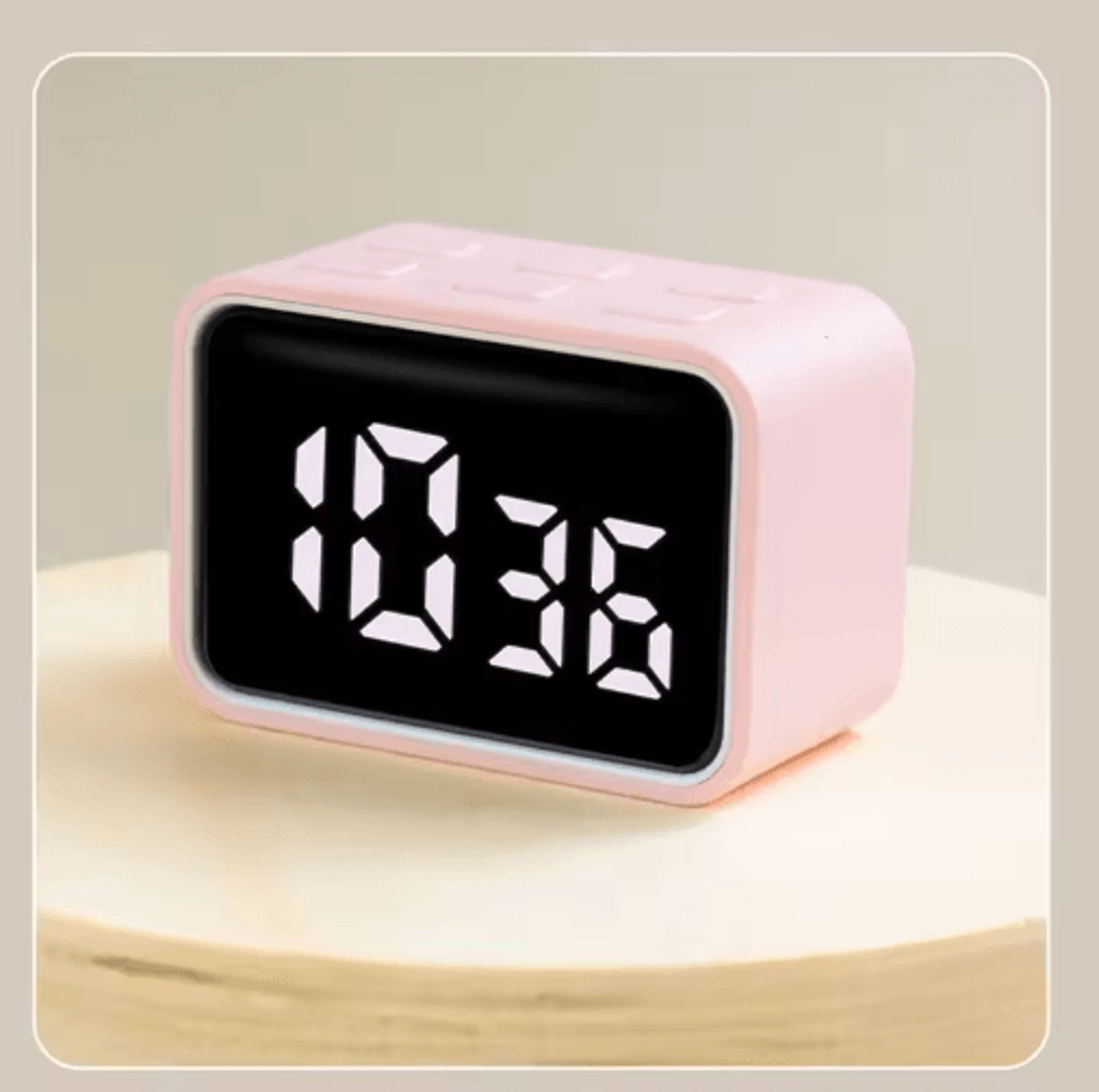 Mini LED Visual Timer  3Preset Count Up  Countdown Alarm 4