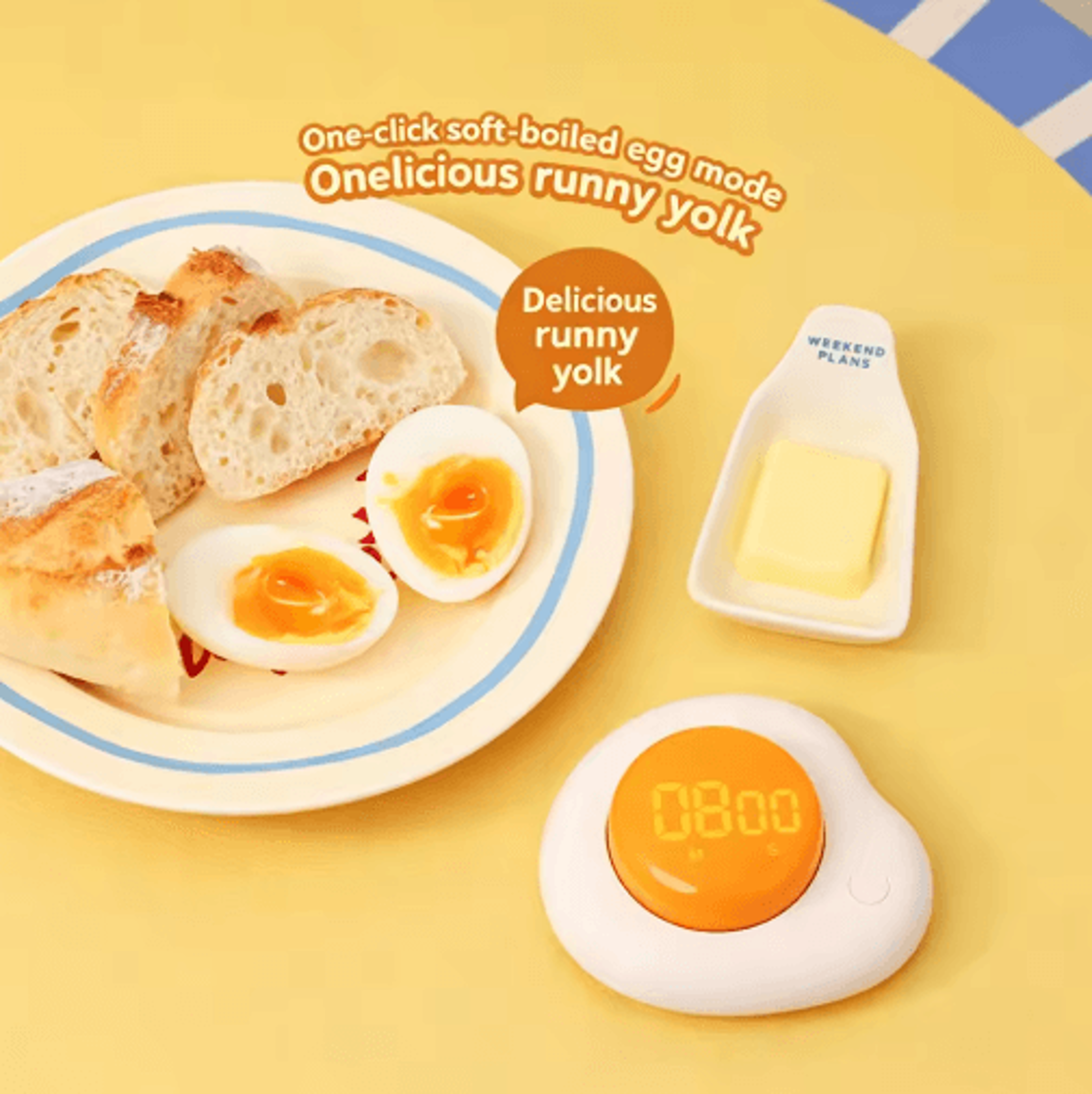 Cartoon Magnetic Egg Timer  Refrigerator Cooking Time Reminder 3
