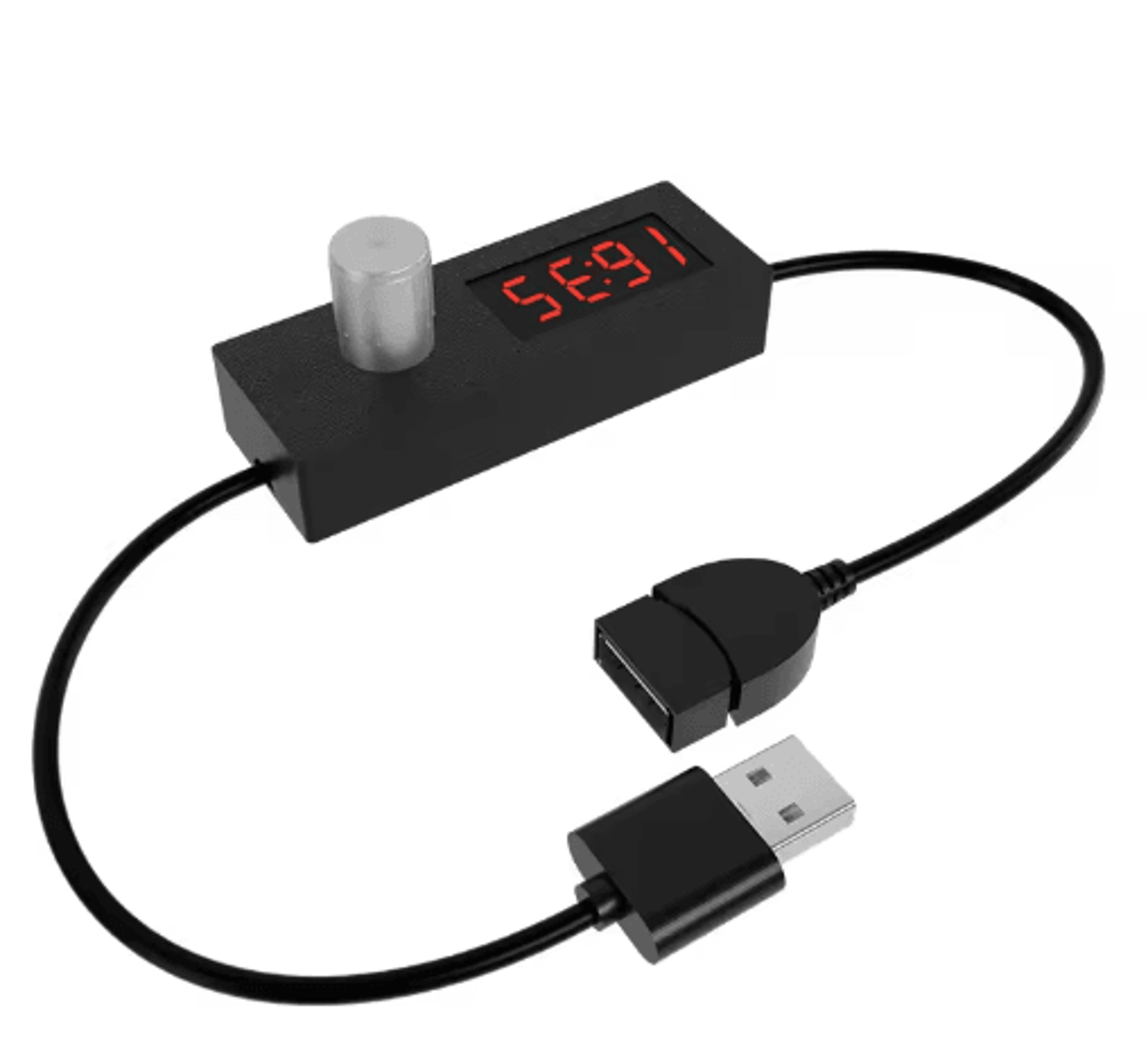24Hour USB Timer Switch  Digital Countdown Automatic Shutdown Cable 2