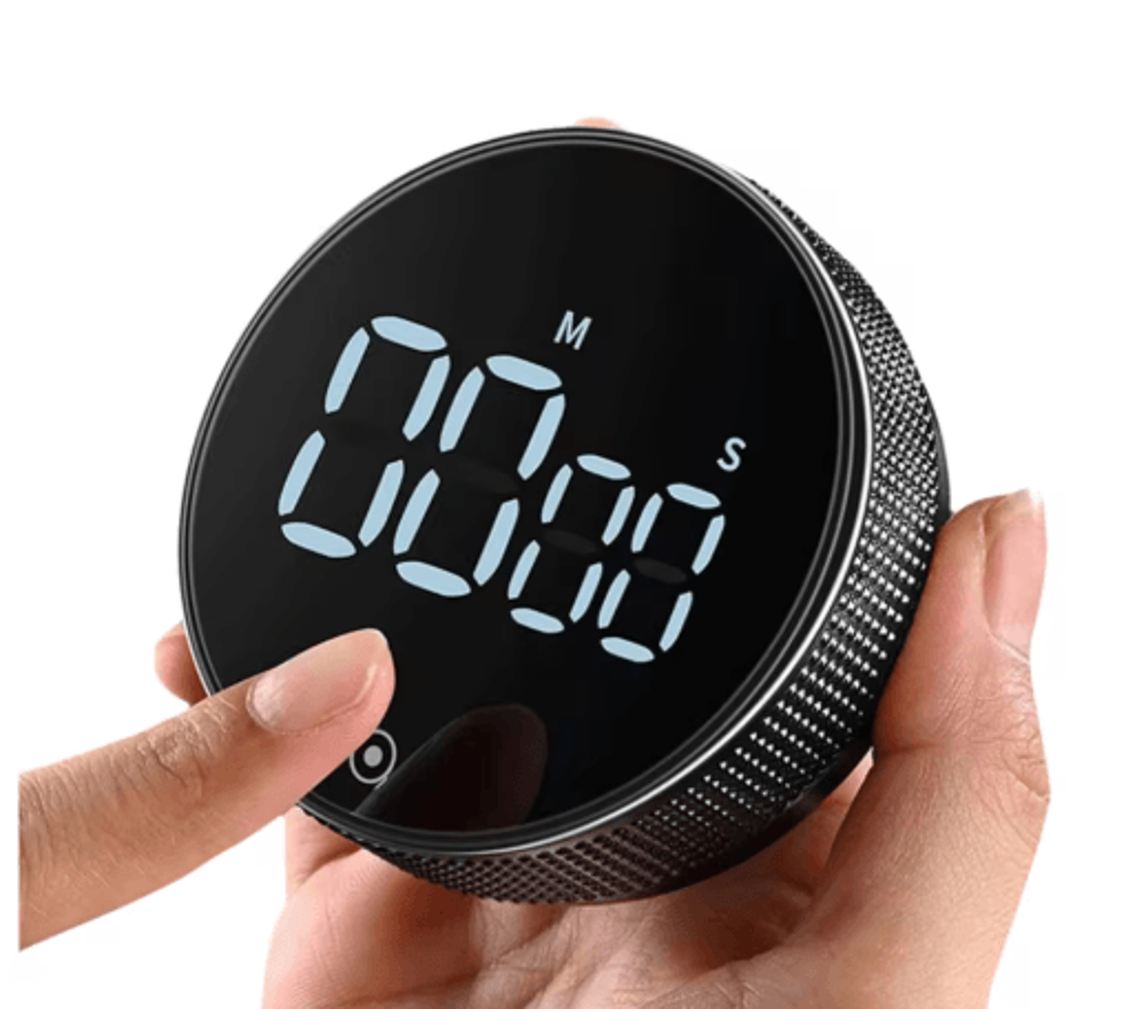 DINRGO Magnetic Kitchen Timer  Rotary Countdown And Stopwatch 1