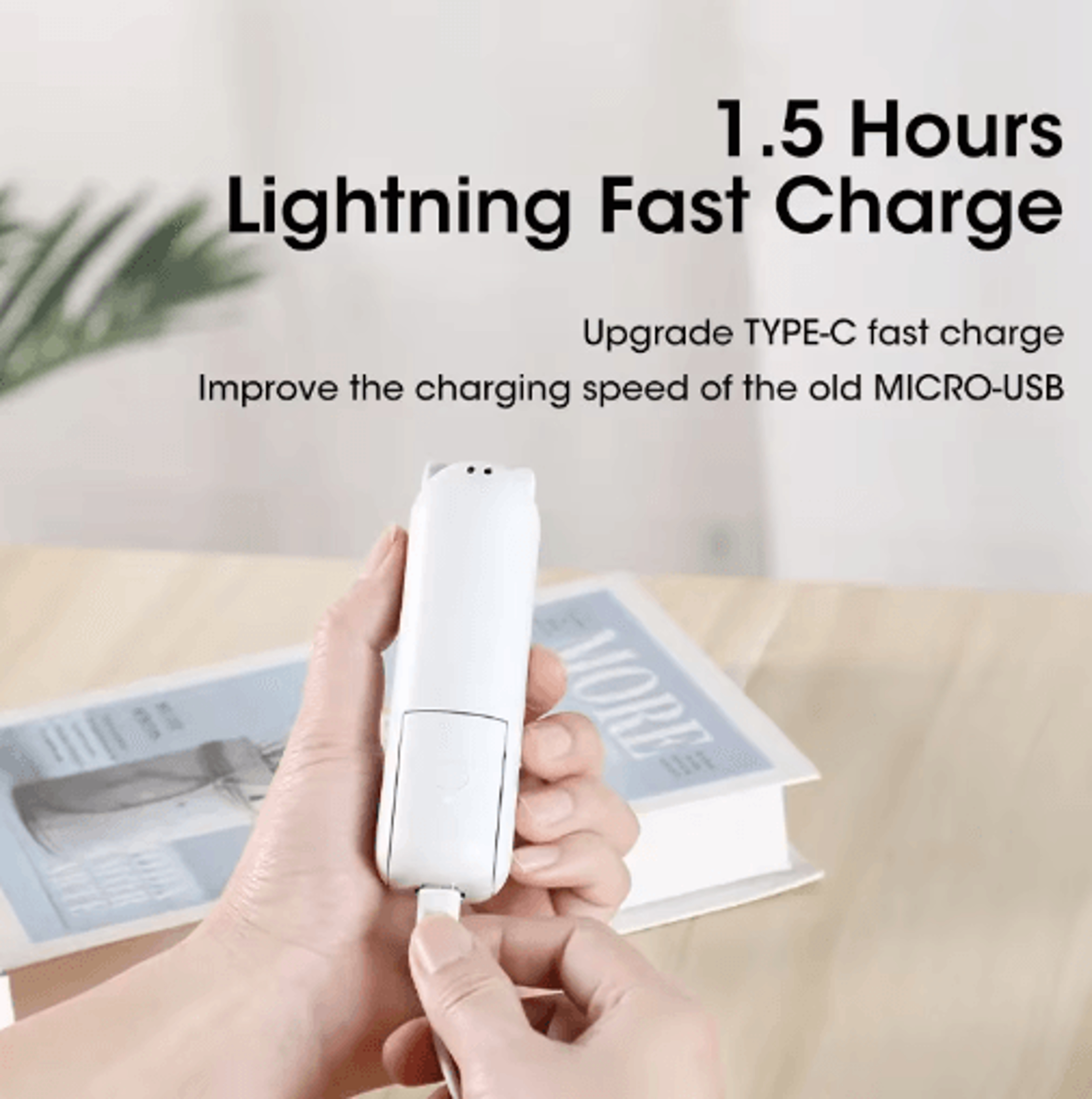 2000mAh Mini Portable Fan  Foldable Handheld  Desktop Cooler 6