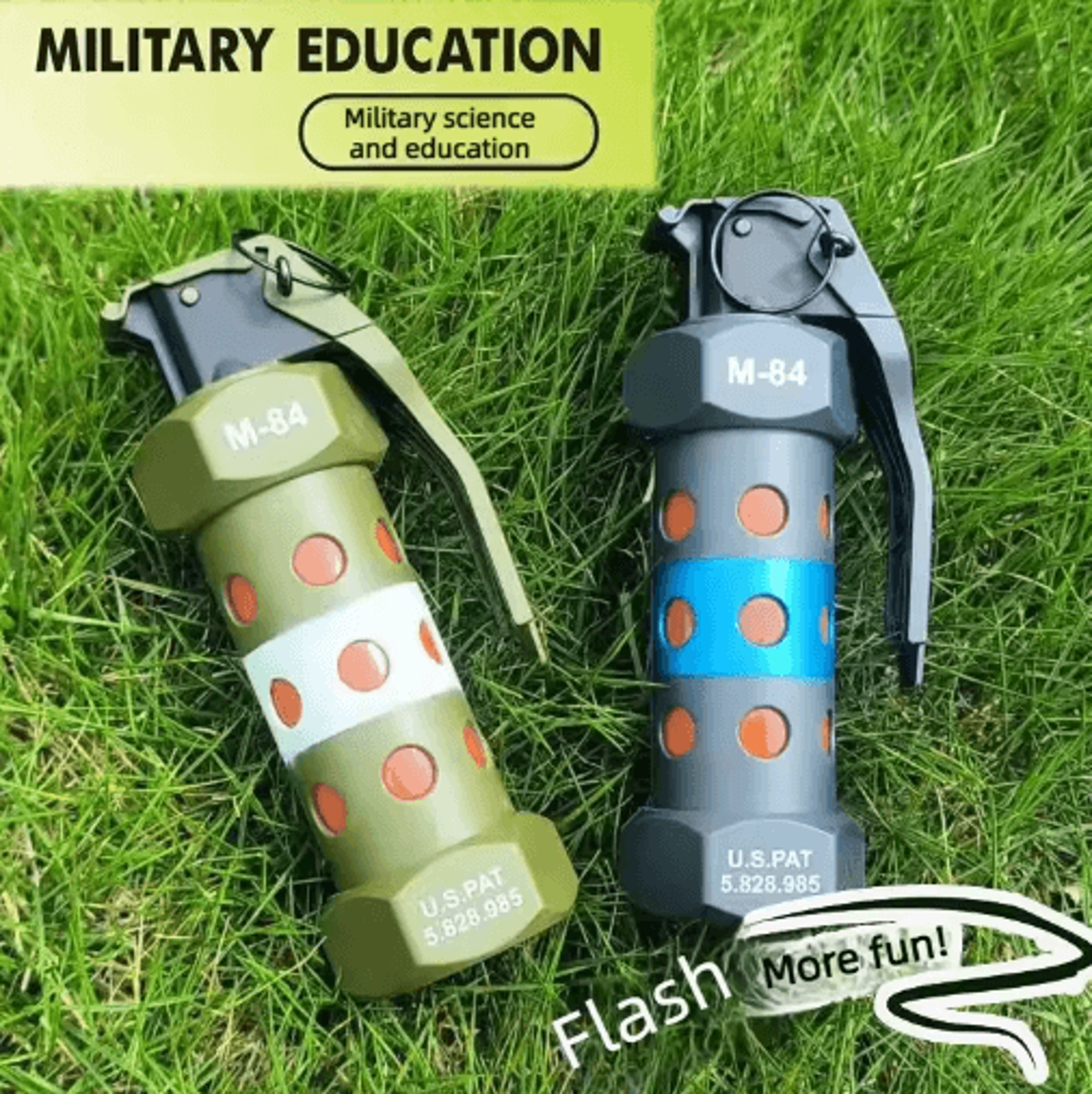 M84Style Dummy LED Light  Camping Strobe  Cosplay Prop 6