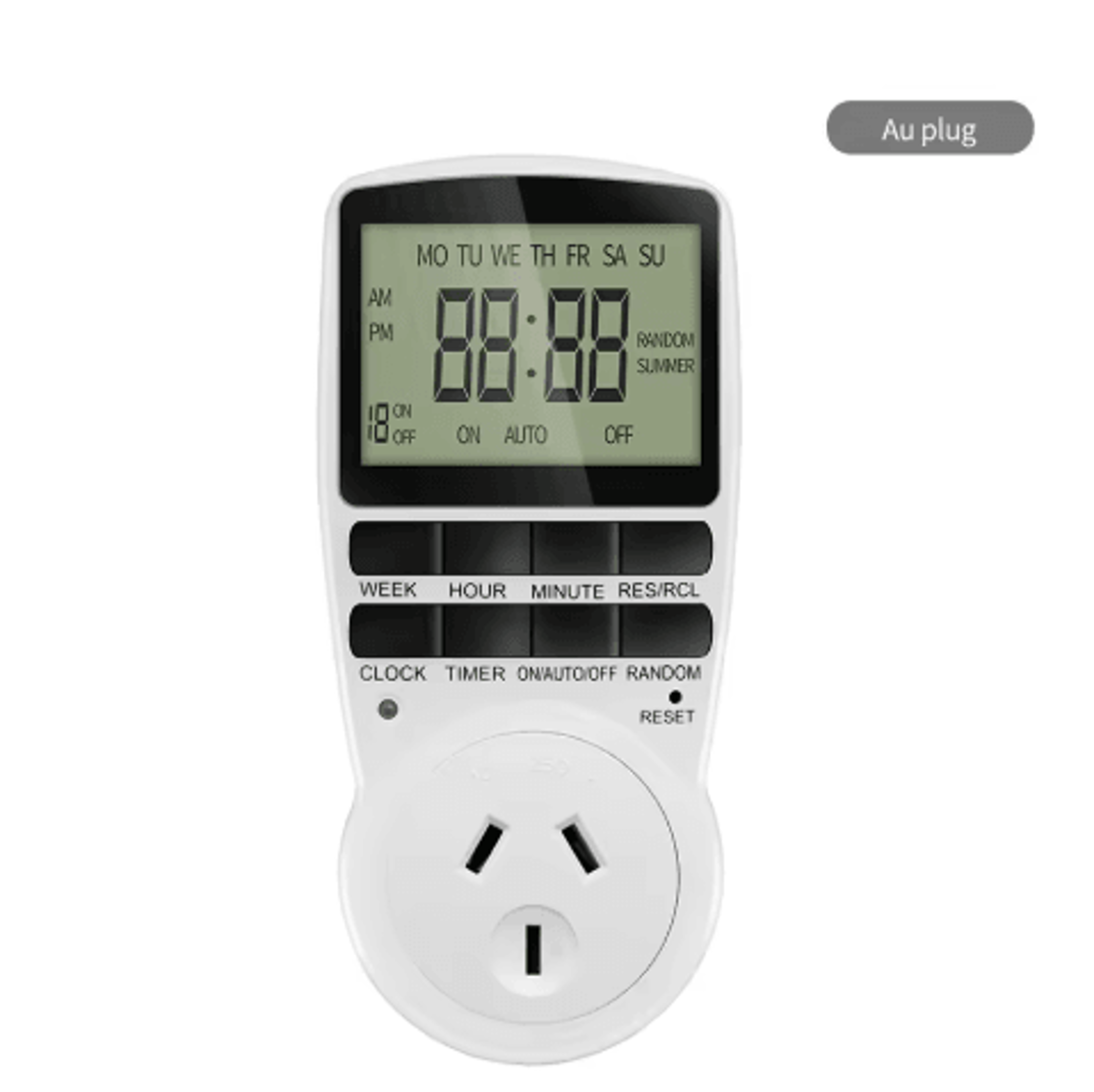 1224Hour Digital Timer Switch  Programmable PlugIn Outlet 1
