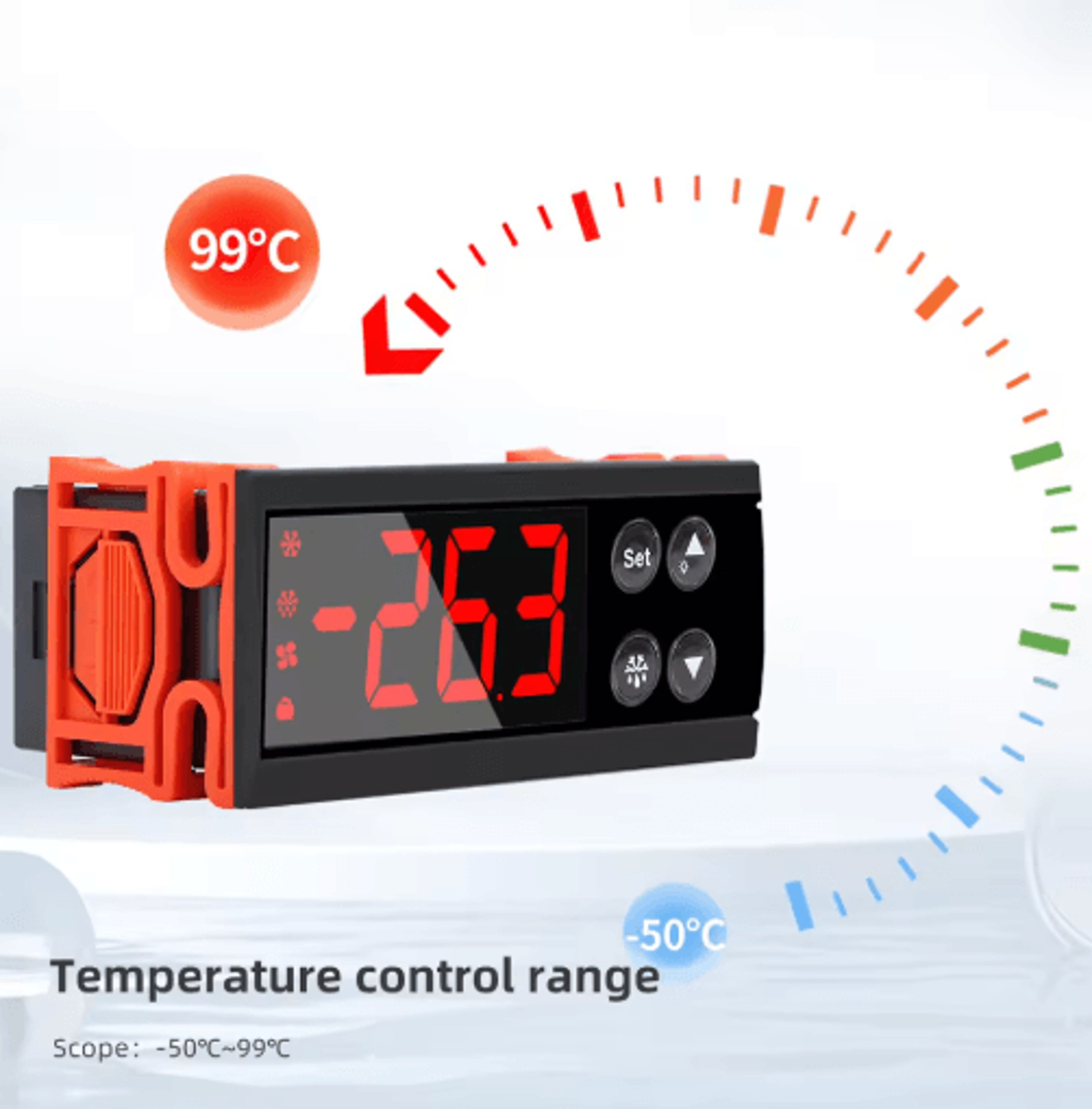 ECS961NEO Digital Thermostat  Temperature  Humidity Microcomputer Controller 3