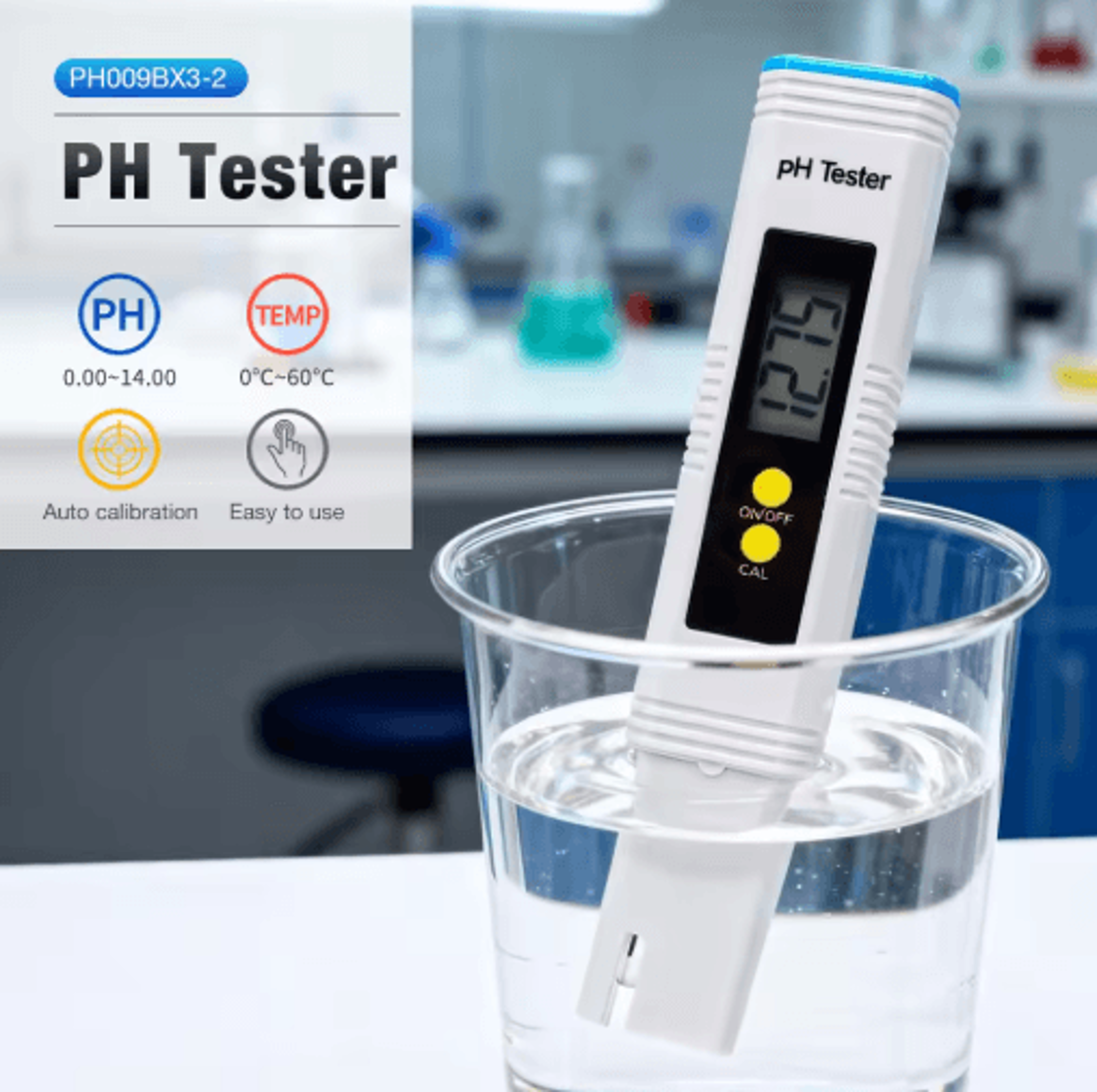Digital PH Meter  001 Resolution Water Quality Tester With Auto Calibration 0