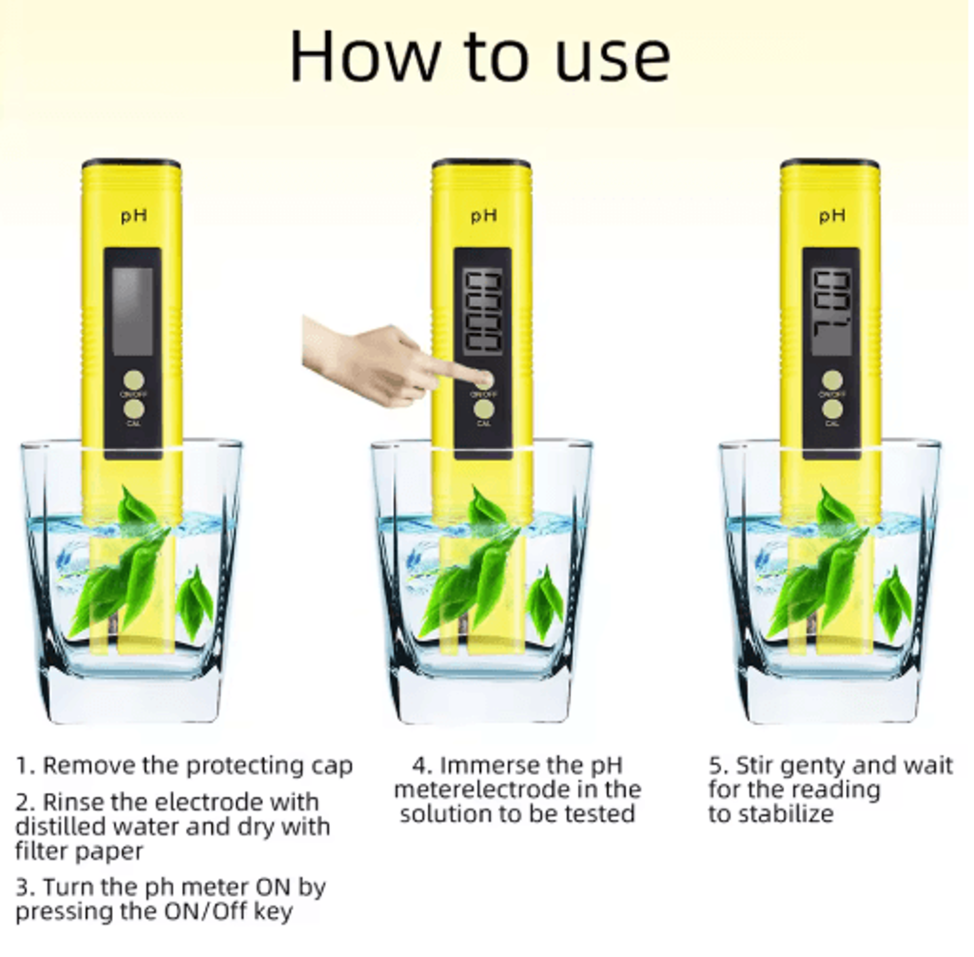 Digital PH  TDS Tester  001 PH Meter With Titanium Probe 6