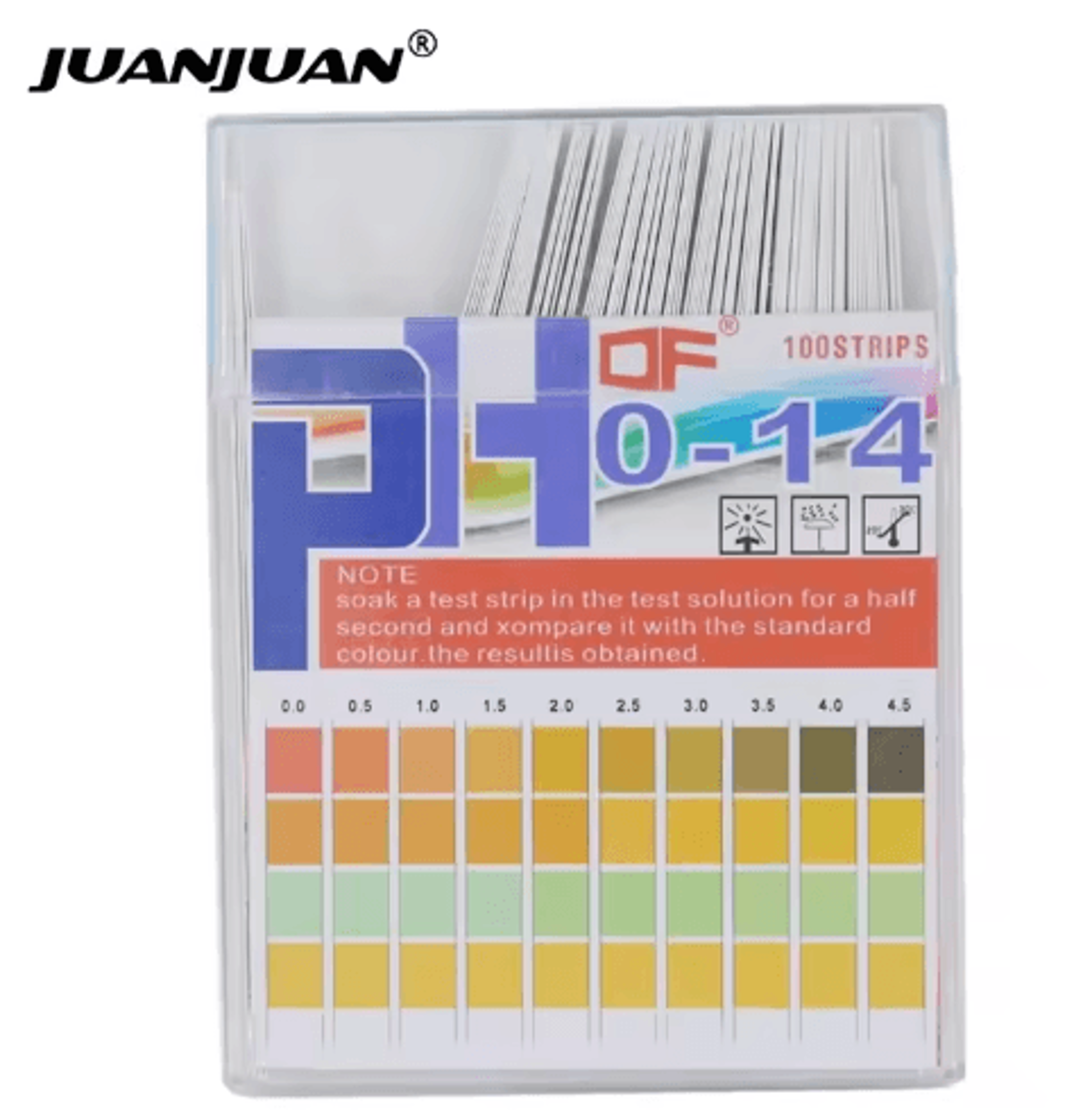100Pack PH Test Strips  014 Scale Litmus Paper For Water Testing 0