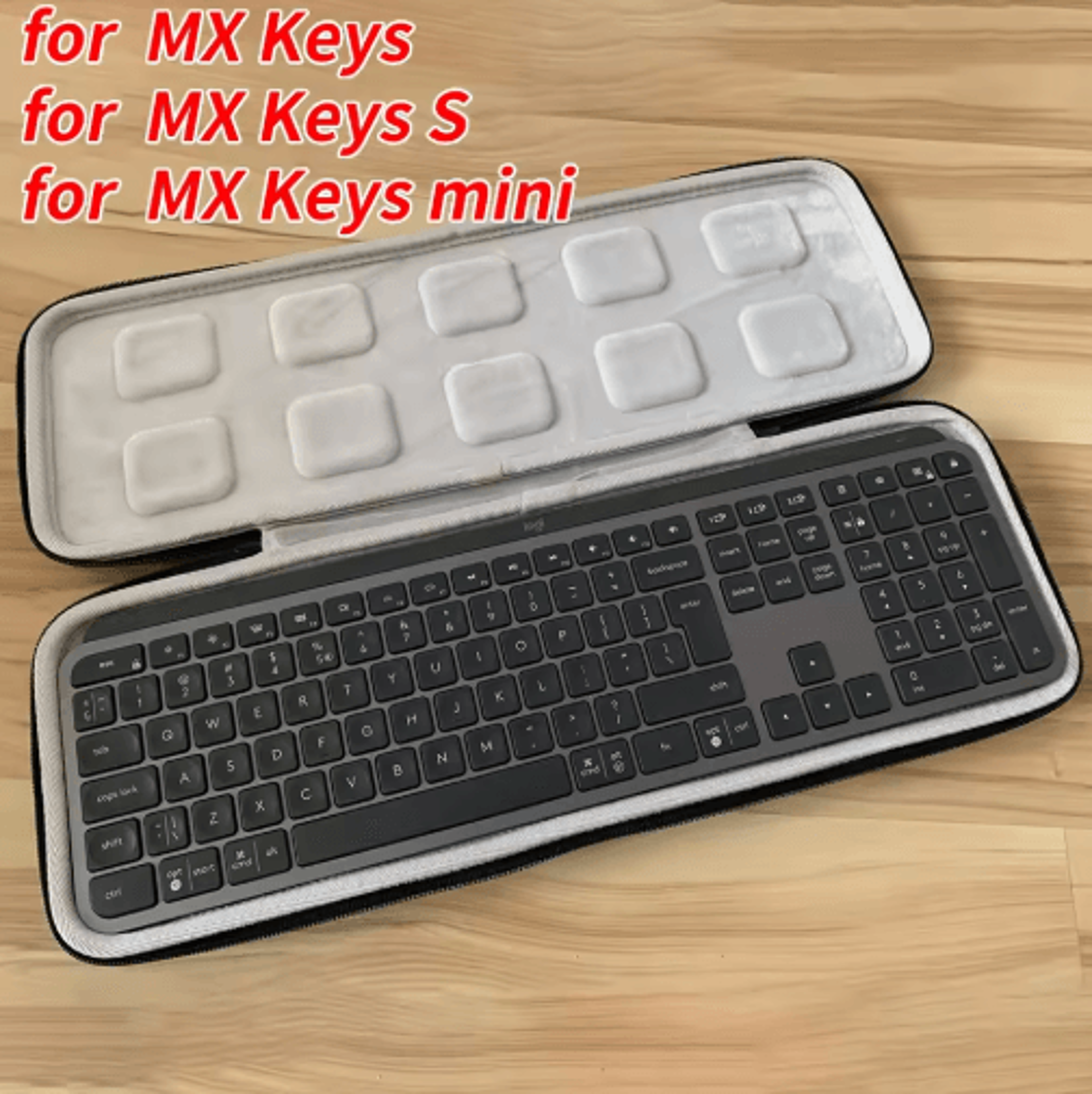 Logitech MX Keys Mini Storage Case  Protective Keyboard Carry Bag 8