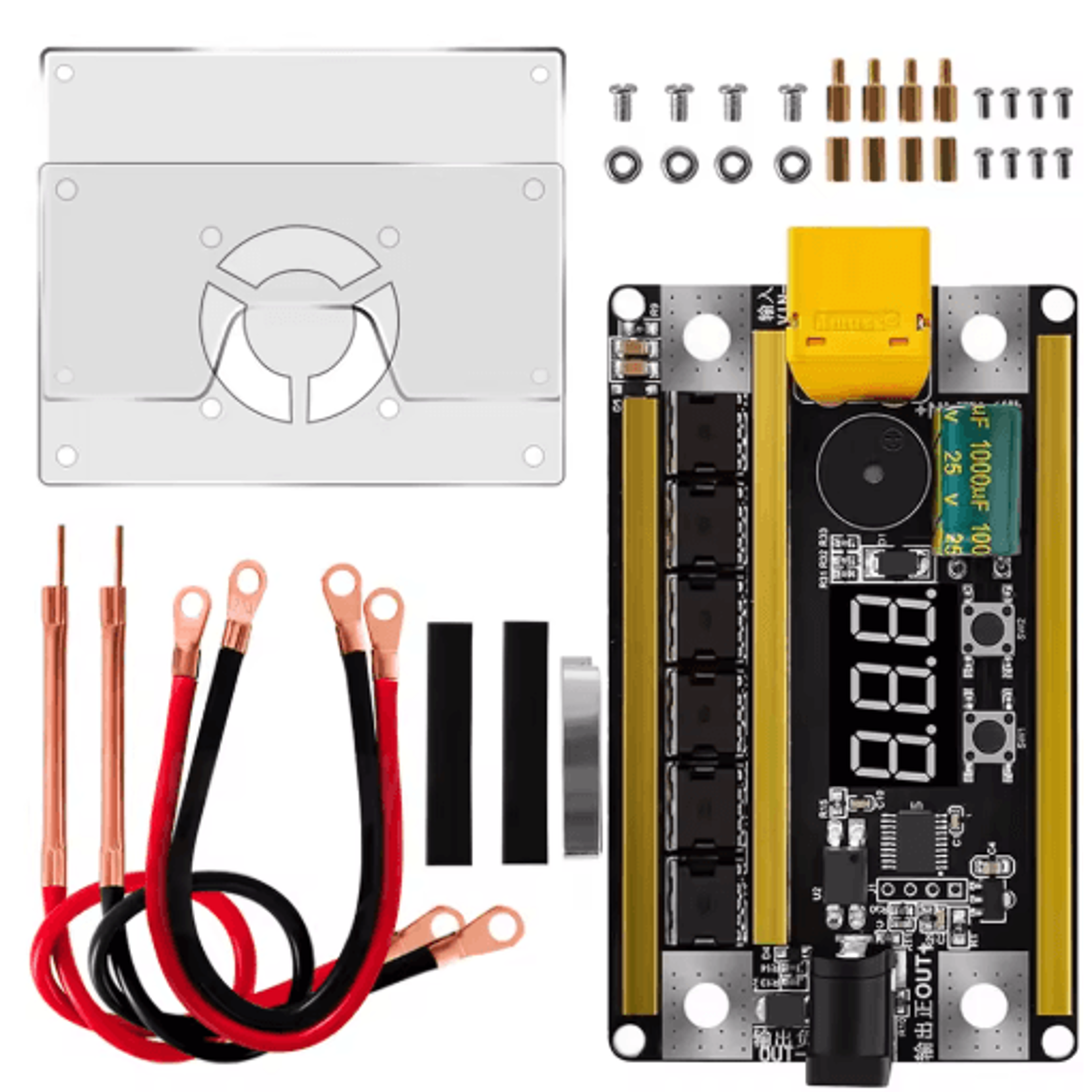 DIY 12V Spot Welder  99Level Adjustable Control Board For 18650 Batteries 0