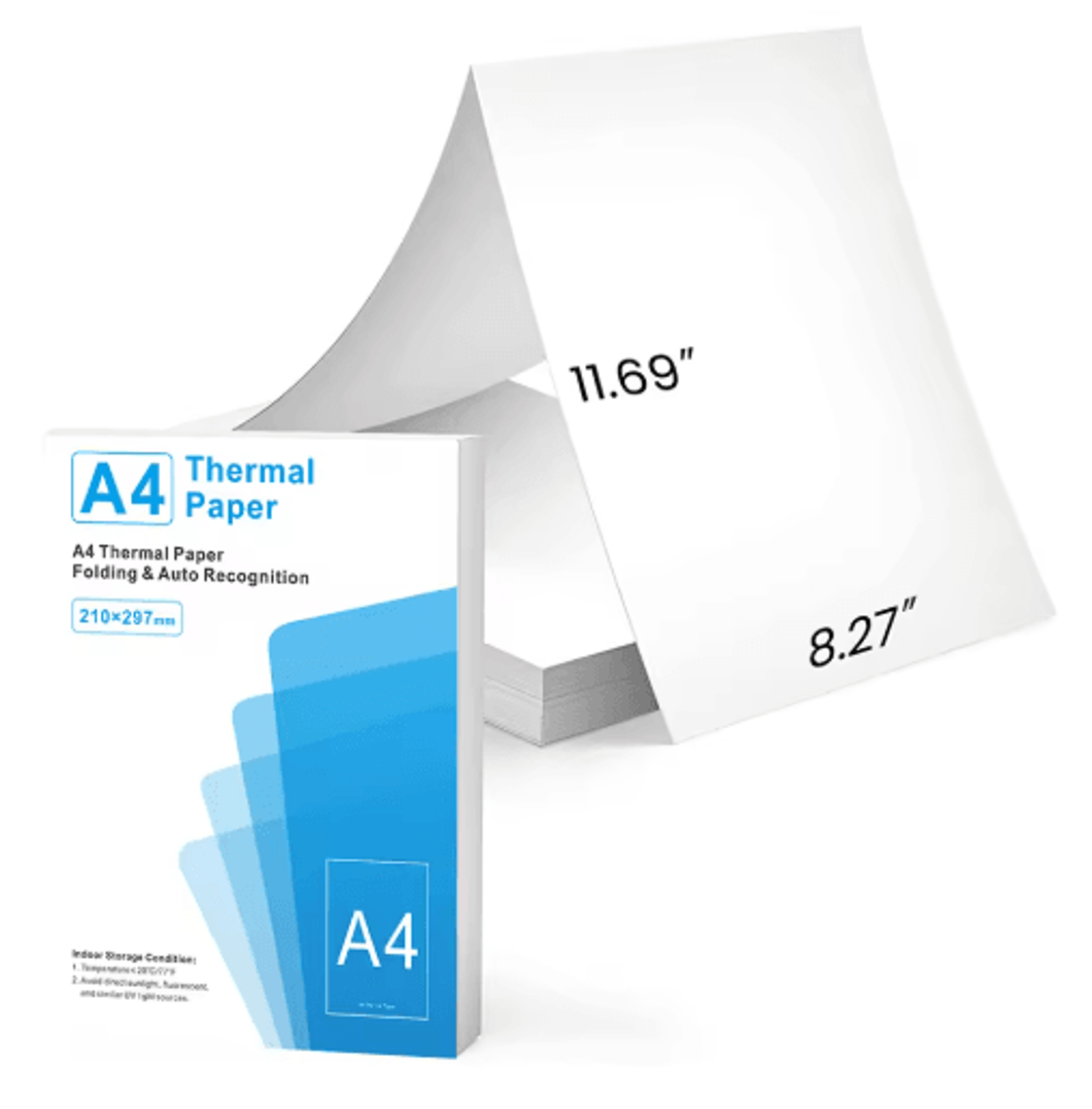 A4 Continuous Thermal Paper  100200 Sheet Folding Printer Paper 1