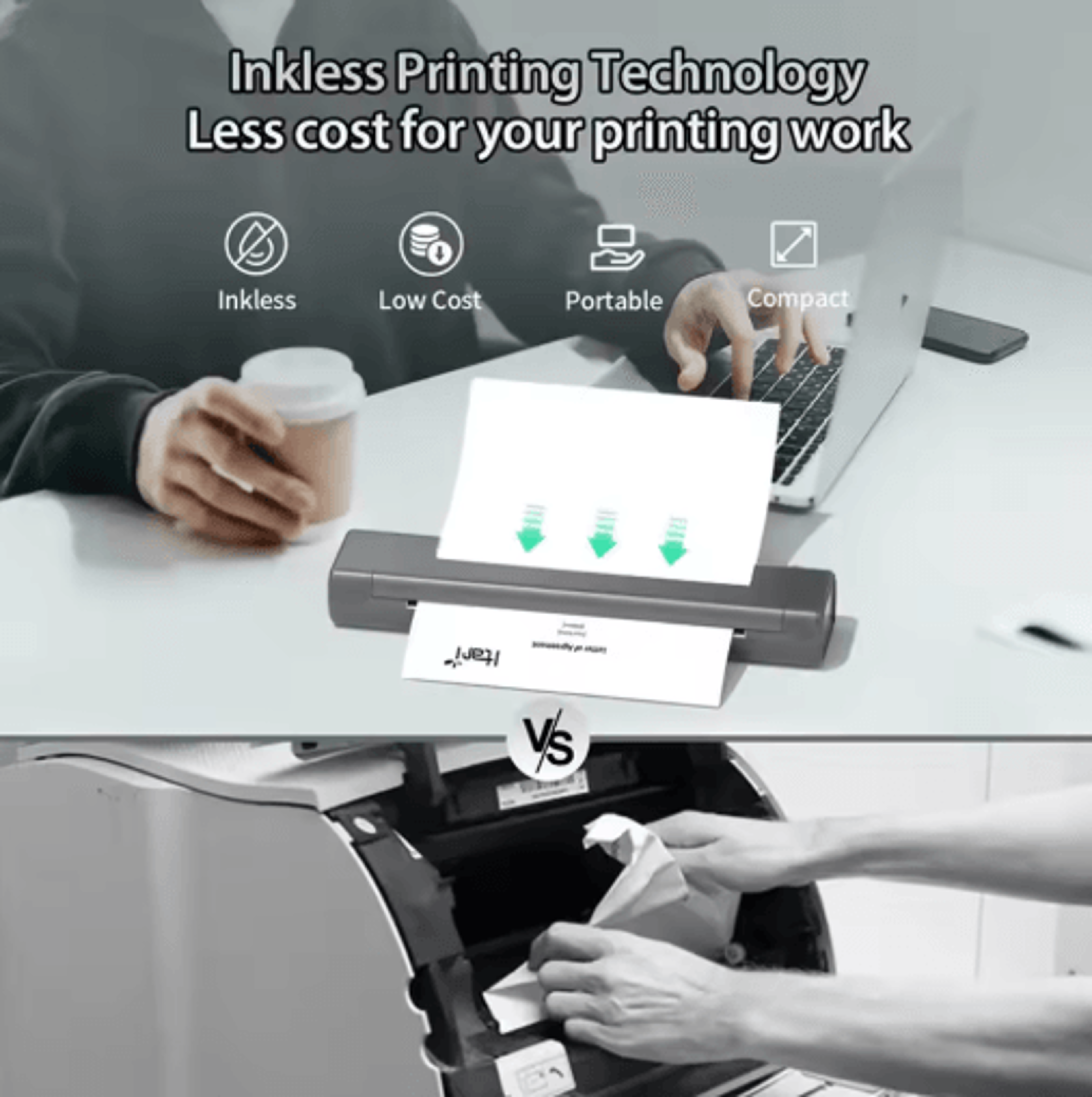 A4 Continuous Thermal Paper  100200 Sheet Folding Printer Paper 5