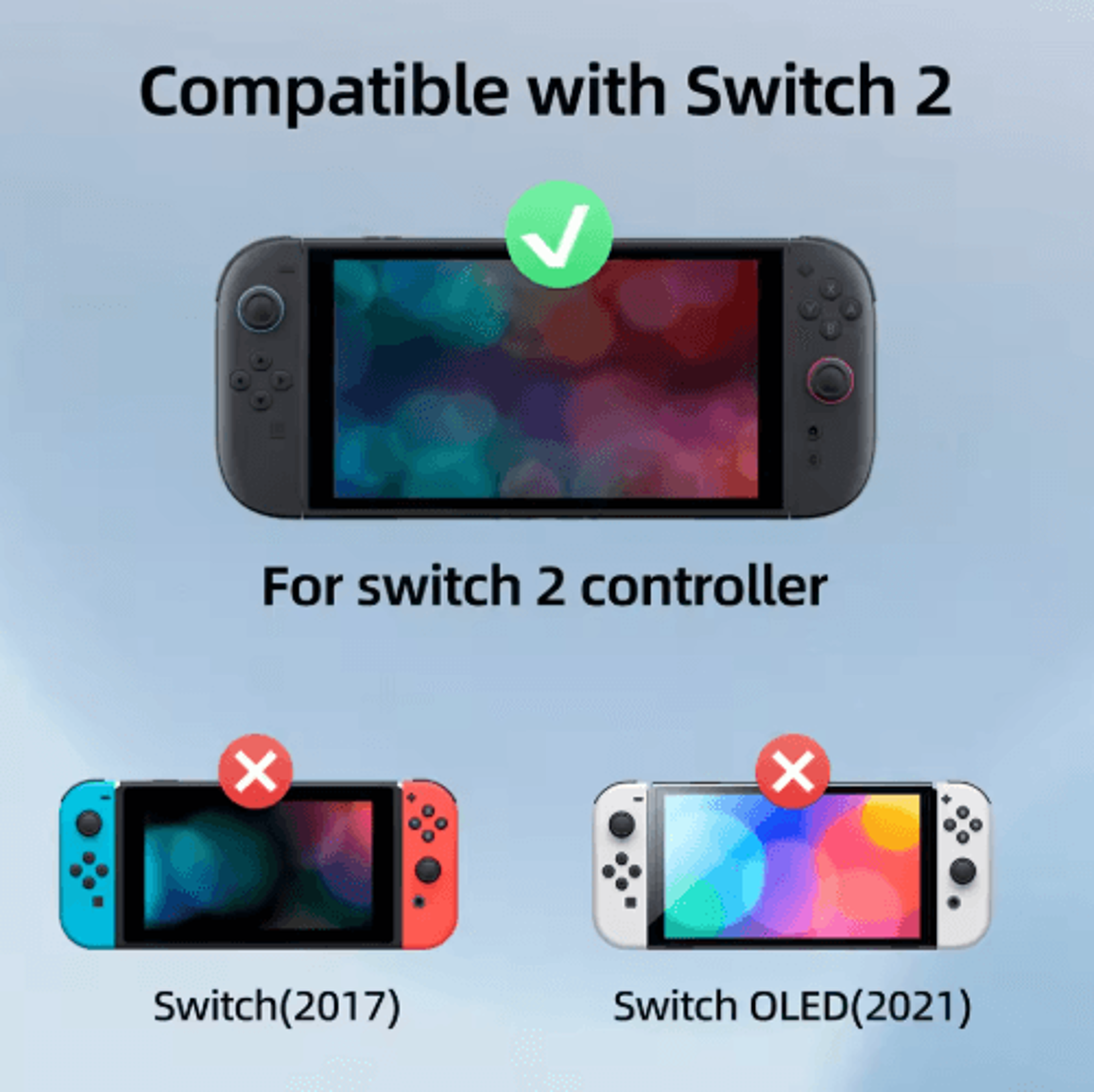 Switch 2 JoyCon Mouse Grip  Ergonomic Controller Accessory For Comfortable Play 4
