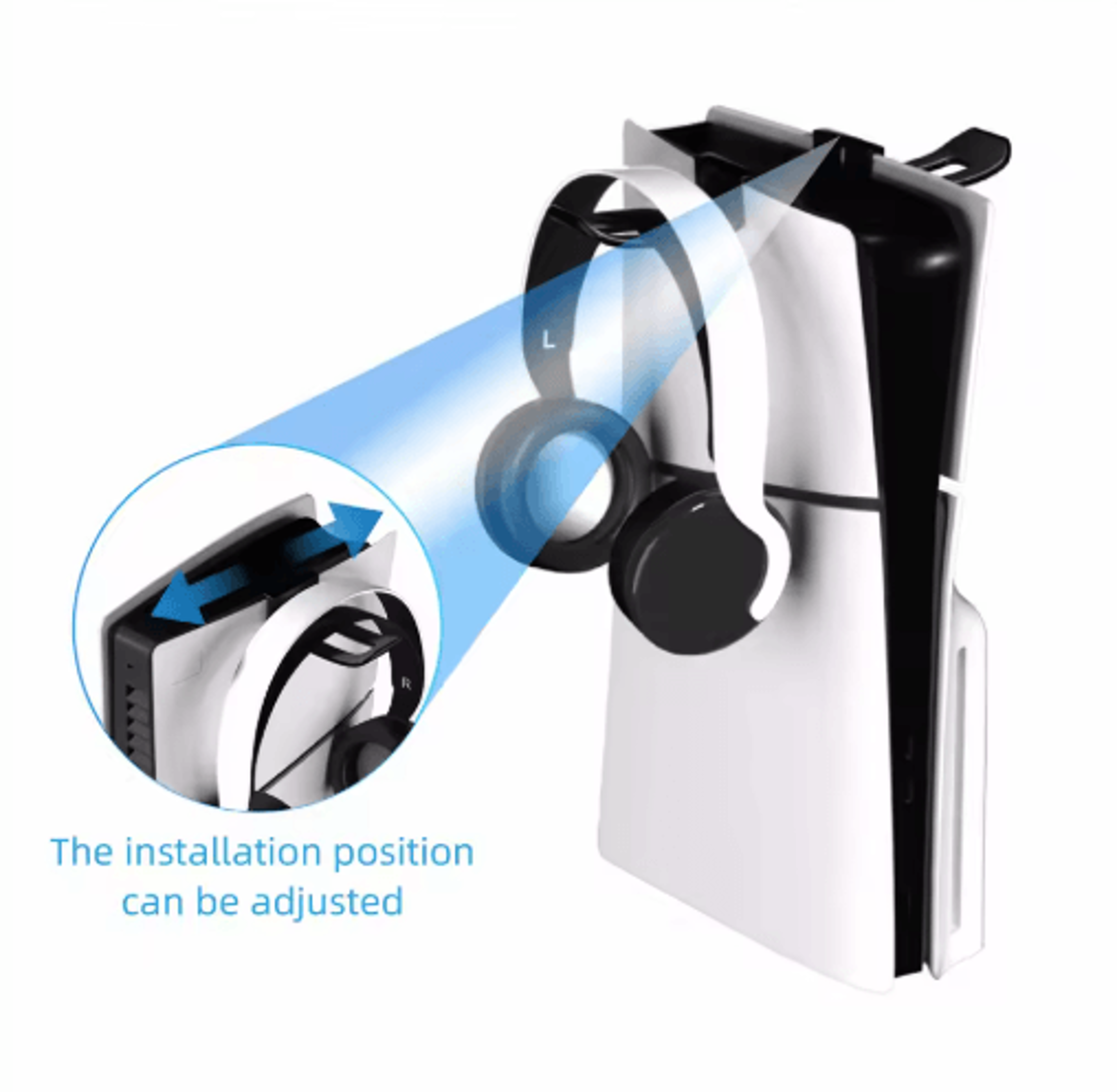 PS5 Headset  Controller Holder  SpaceSaving Hook Hanger For PS5 Consoles 4