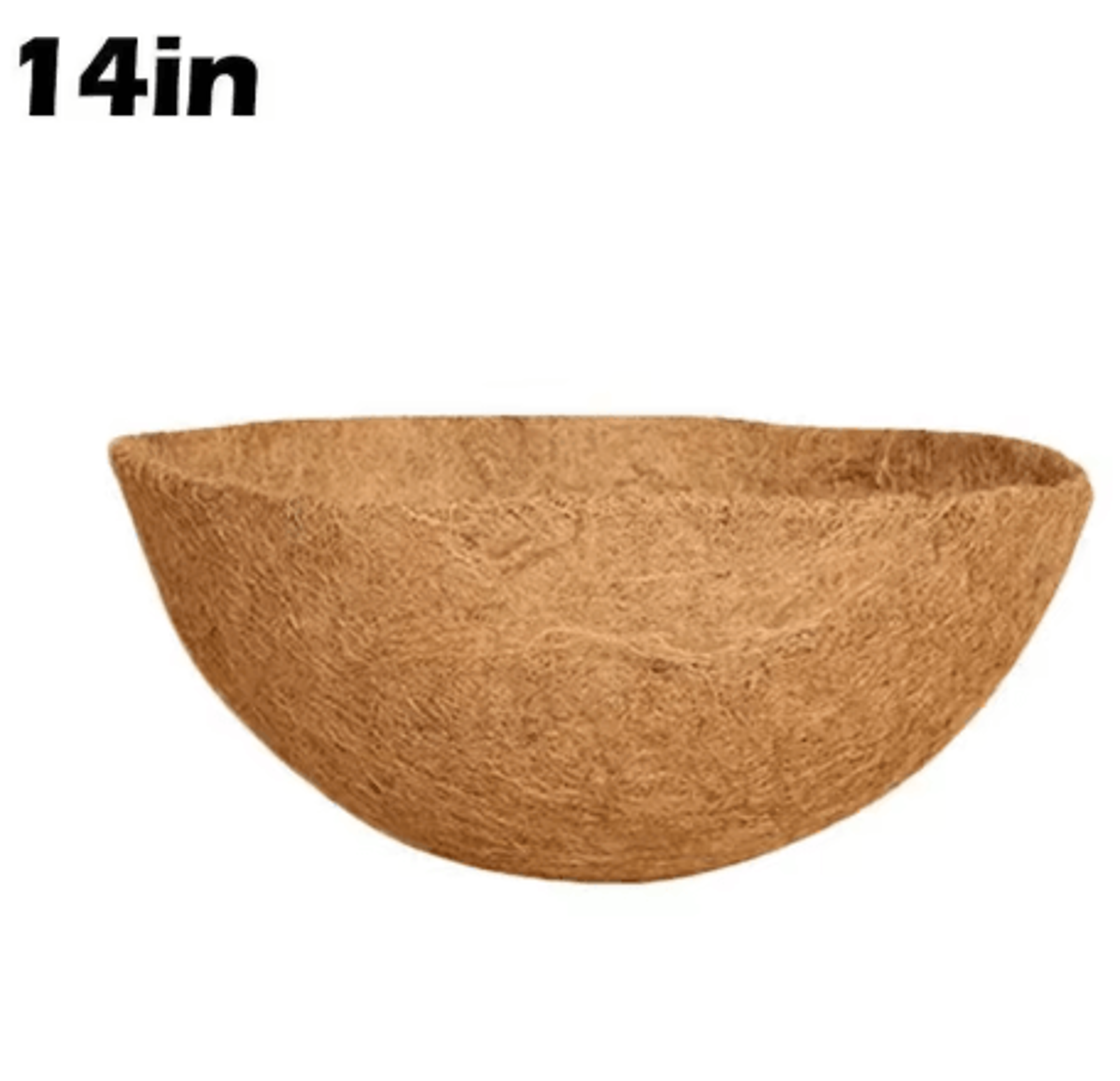 Natural Coconut Hanging Basket Liner  Round Coco Planter Replacement 2