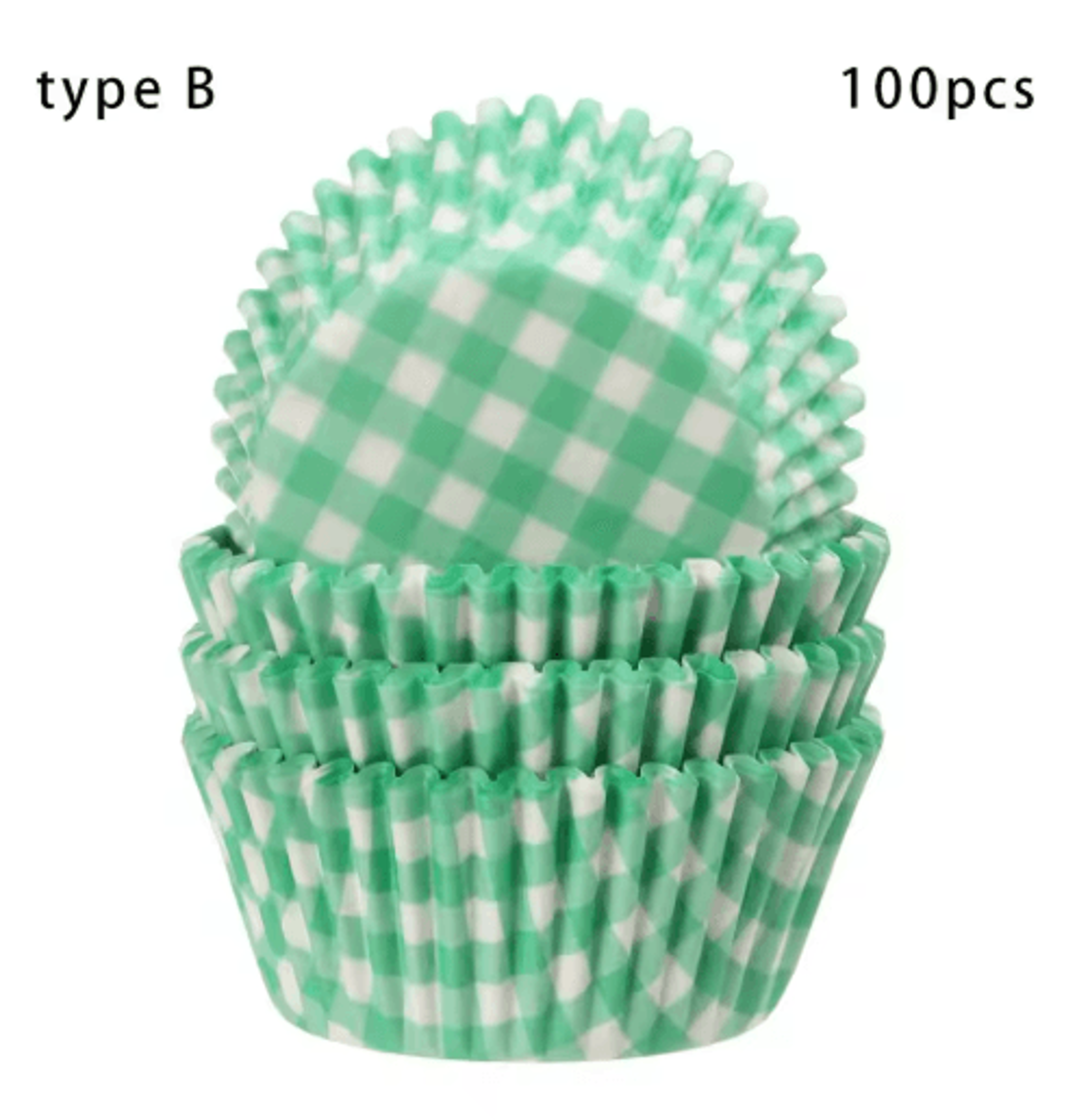 100PCS Cupcake Liners  OilProof Paper Muffin Baking Cups 7
