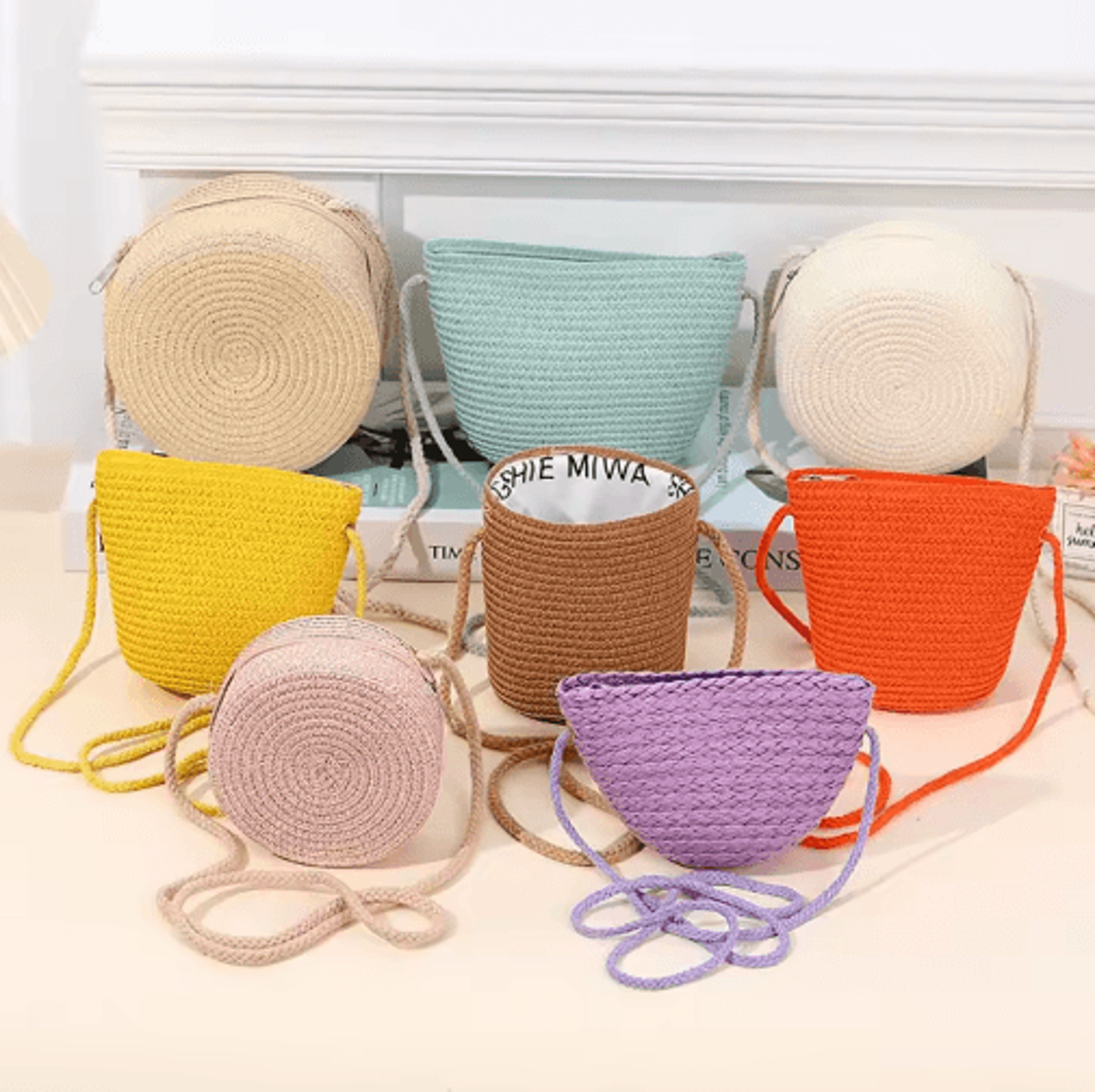Large Capacity Straw Crossbody Bag  Casual Beach  Travel Handbag 10