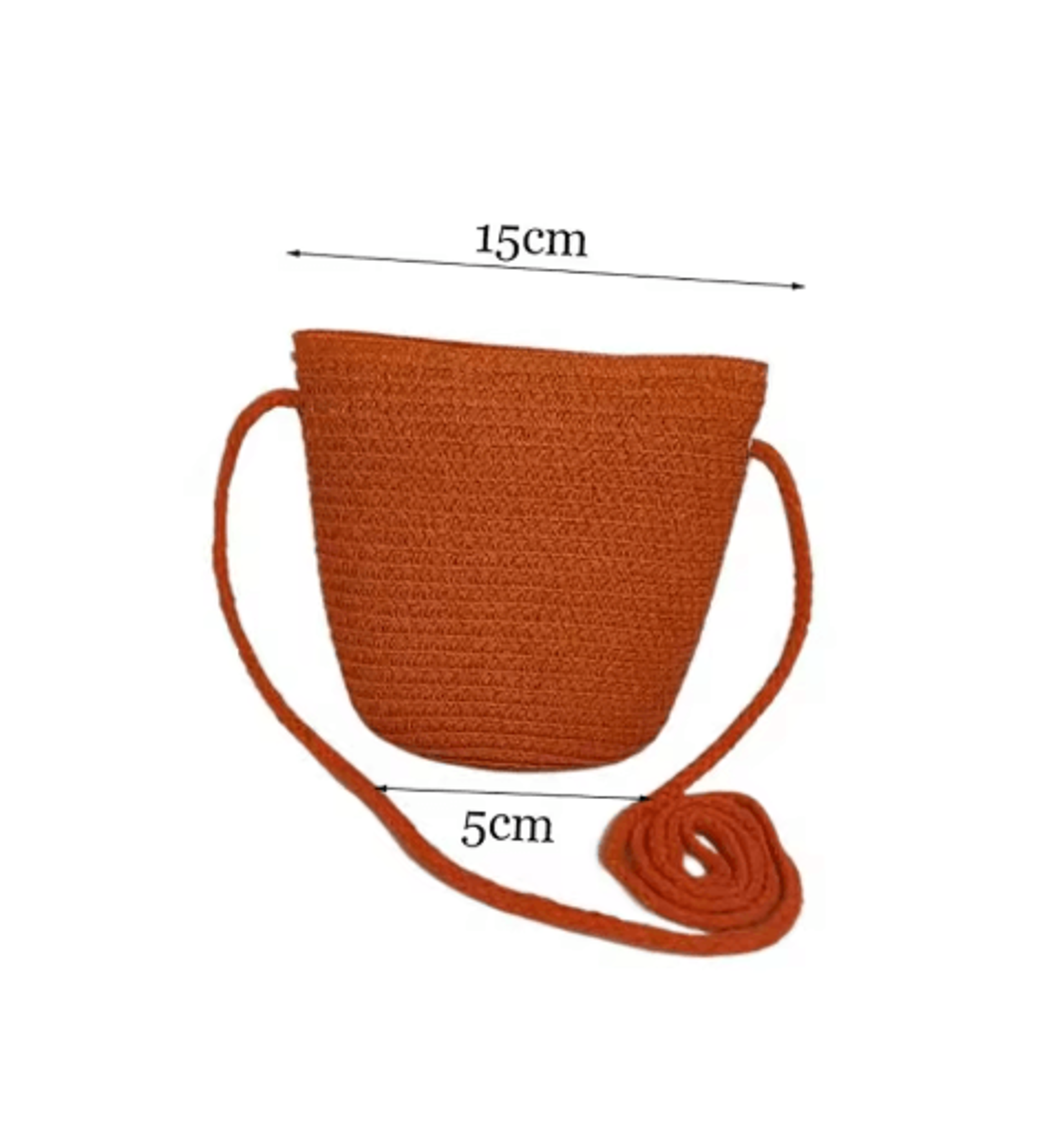 Large Capacity Straw Crossbody Bag  Casual Beach  Travel Handbag 9