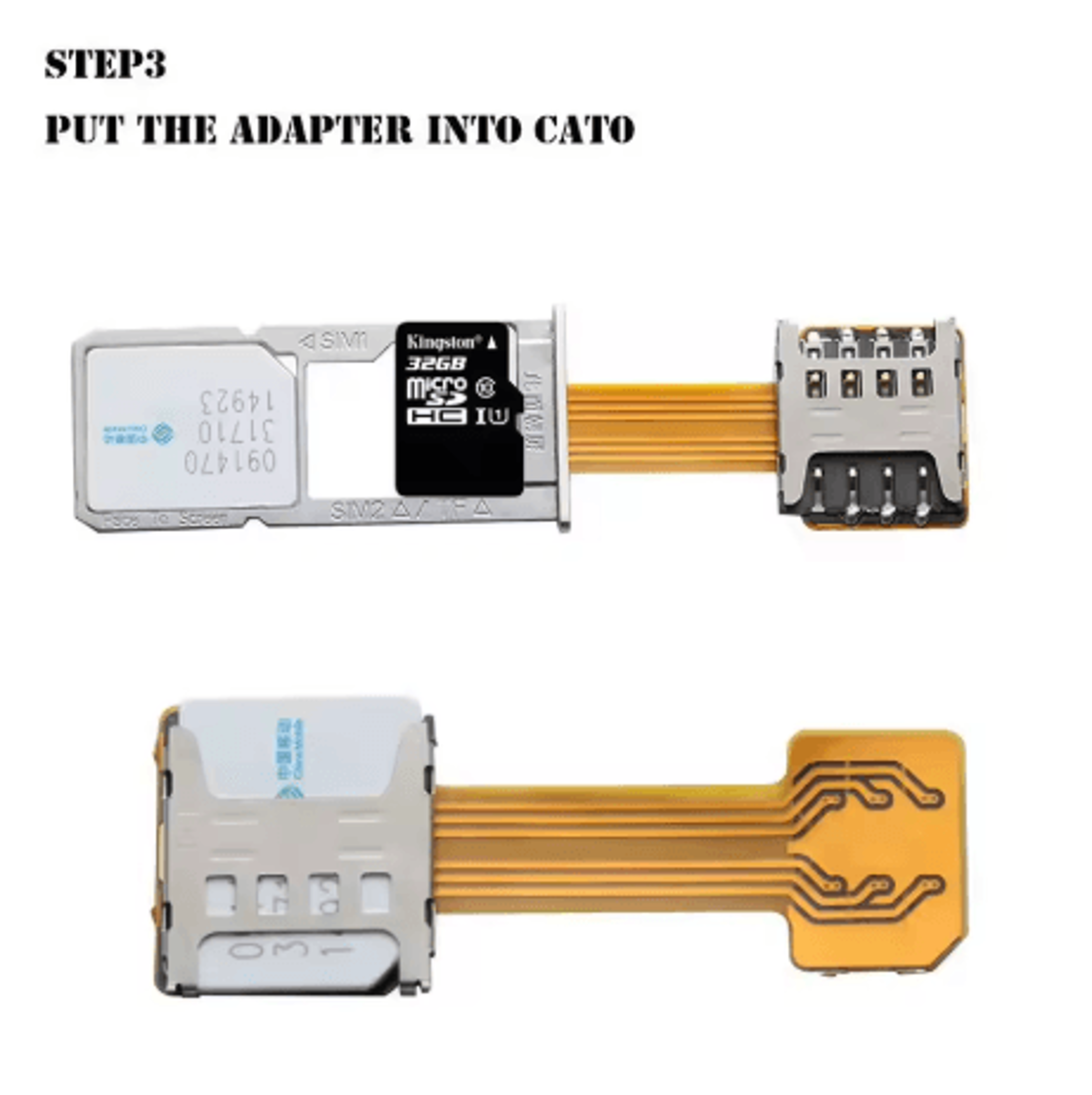 Universal Hybrid Dual SIM Adapter  Nano SIM  Micro SD Card Extender 4